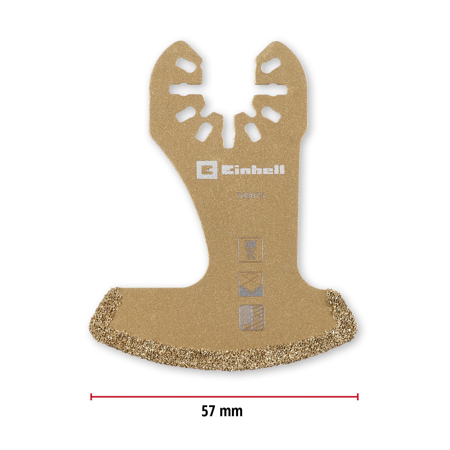 EINHELL Segmentmesser, 708075, 57 mm