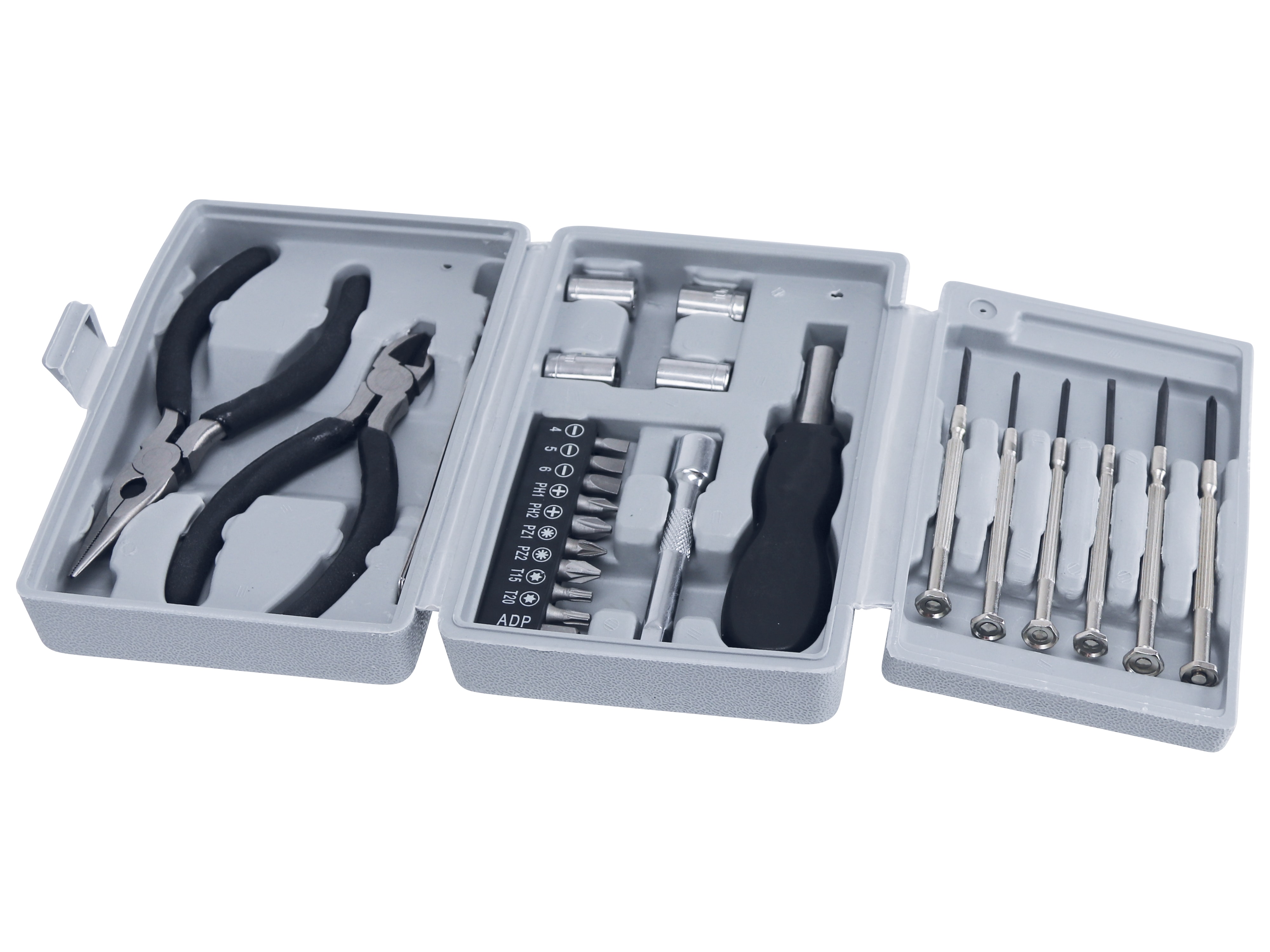 DAYTOOLS Werkzeug-Set mit Kunststoffbox, 25-teilig DAYTOOLS Werkzeug-Set mit Kunststoffbox, 25-teilig