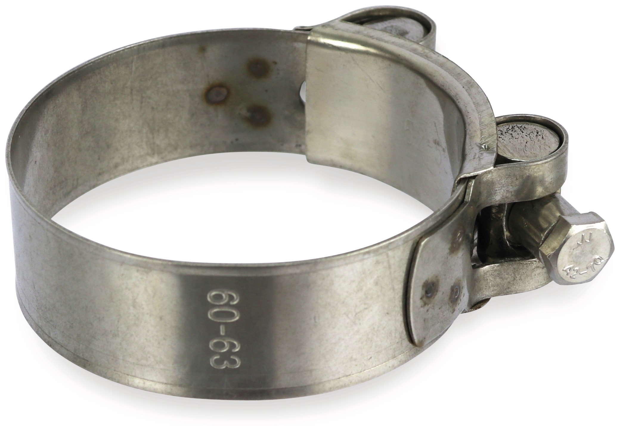 Gelenkbolzenschelle, 60...63mm, Edelstahl