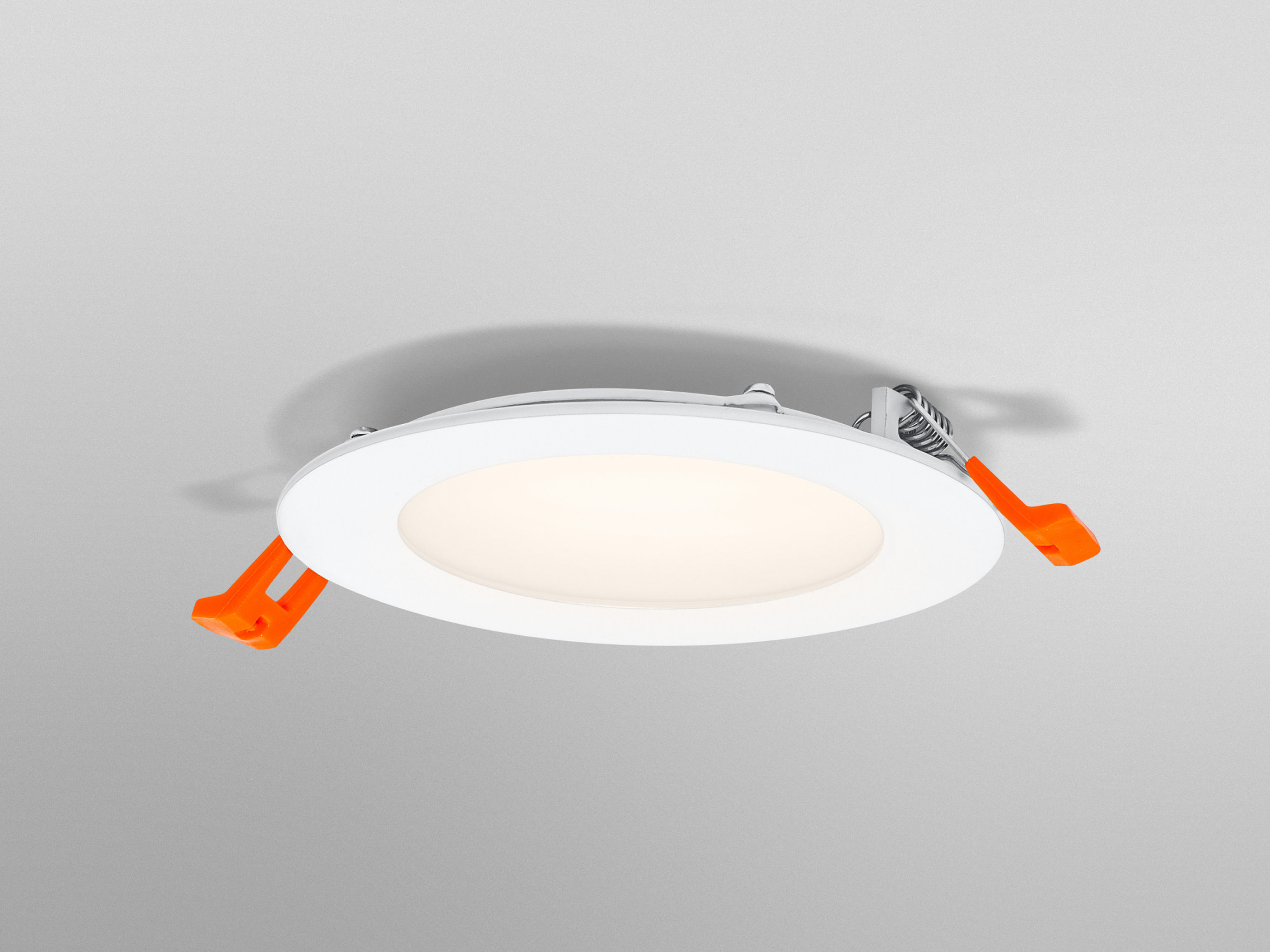 OSRAM LED-Einbauleuchte, ultra slim, 8W, 550lm, 3000K, IP20, Ø 120 mm, warmweiß