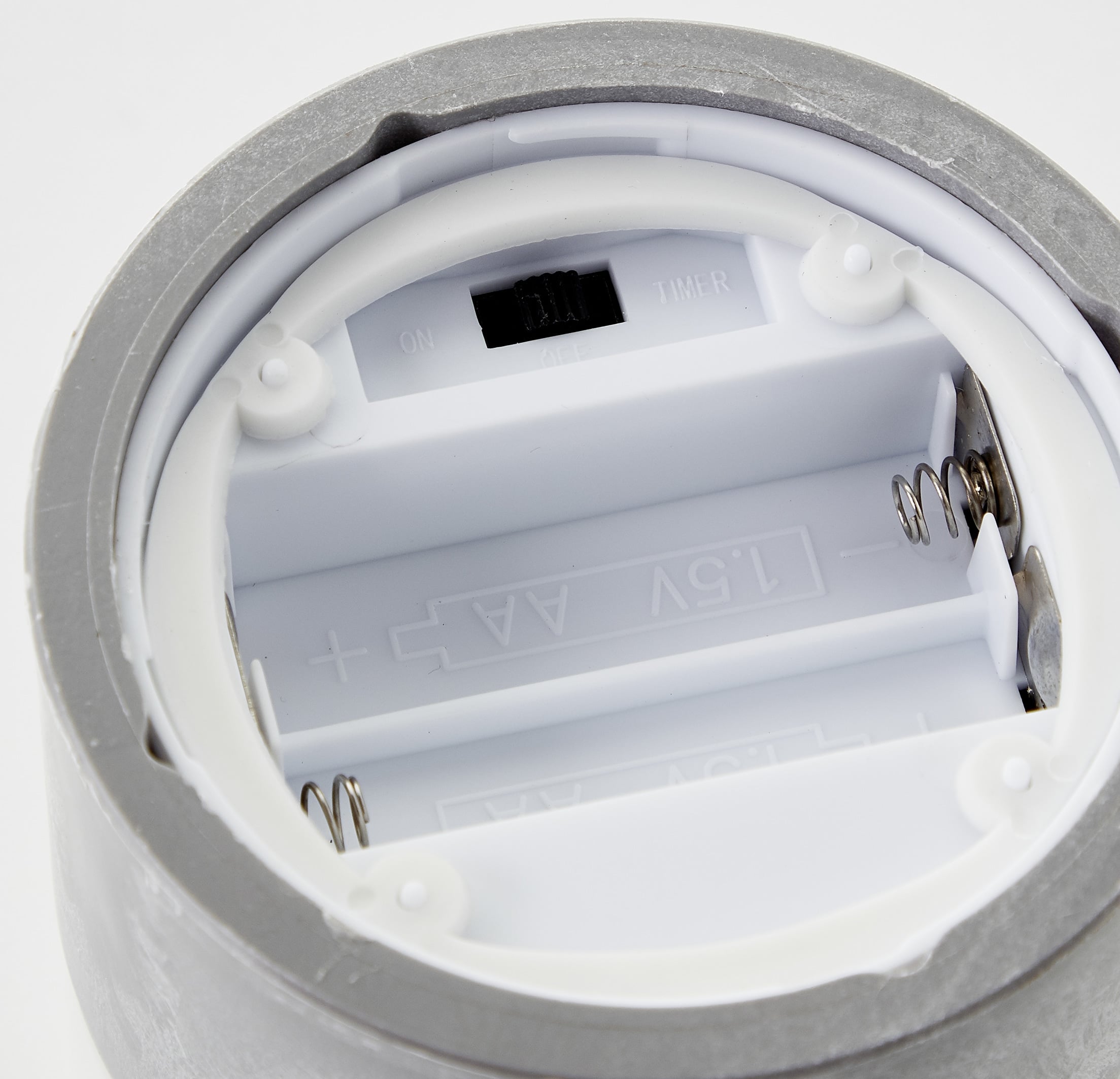 BRILLIANT LED Tischleuchten Kerzen Bougie, grau, rauchglas, 3 Stück