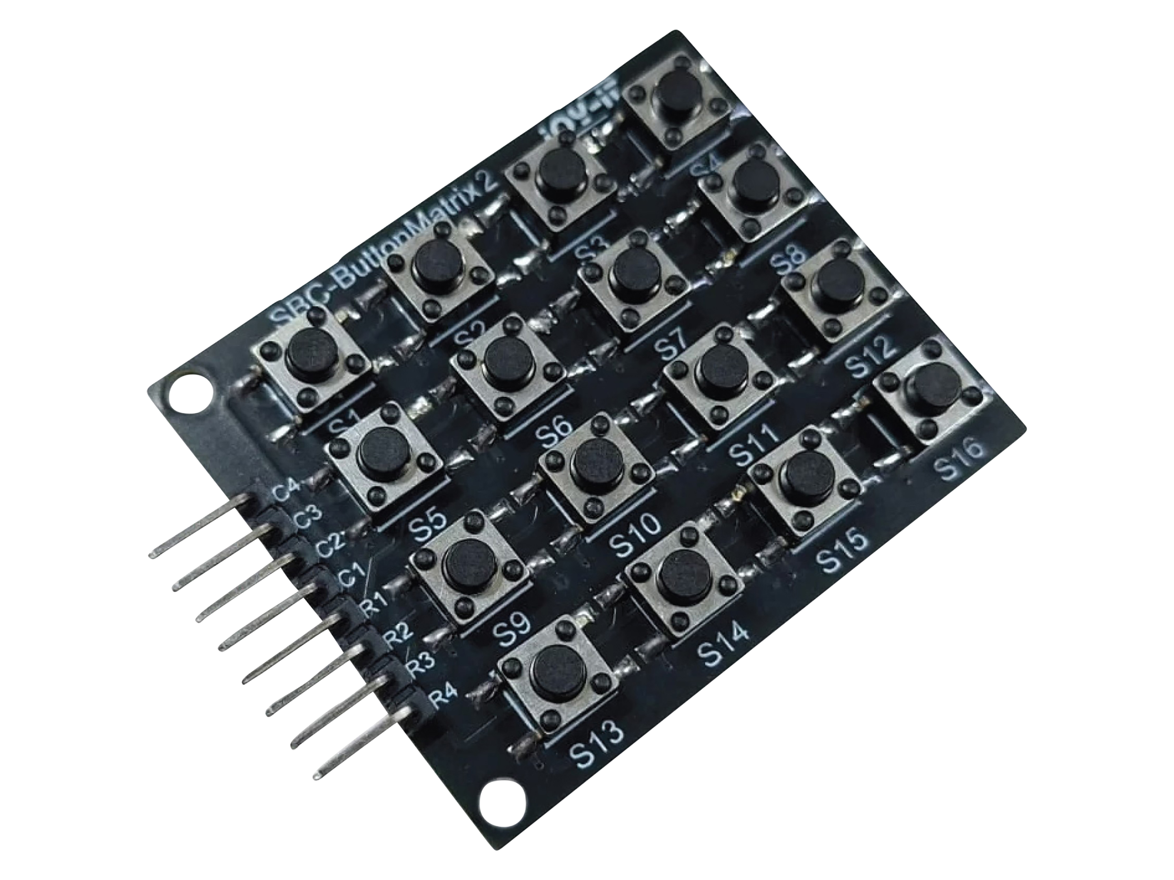 JOY-IT 4x4 Tastenmatrix, 16 taktile Tasten, 0... 12 V, schwarz