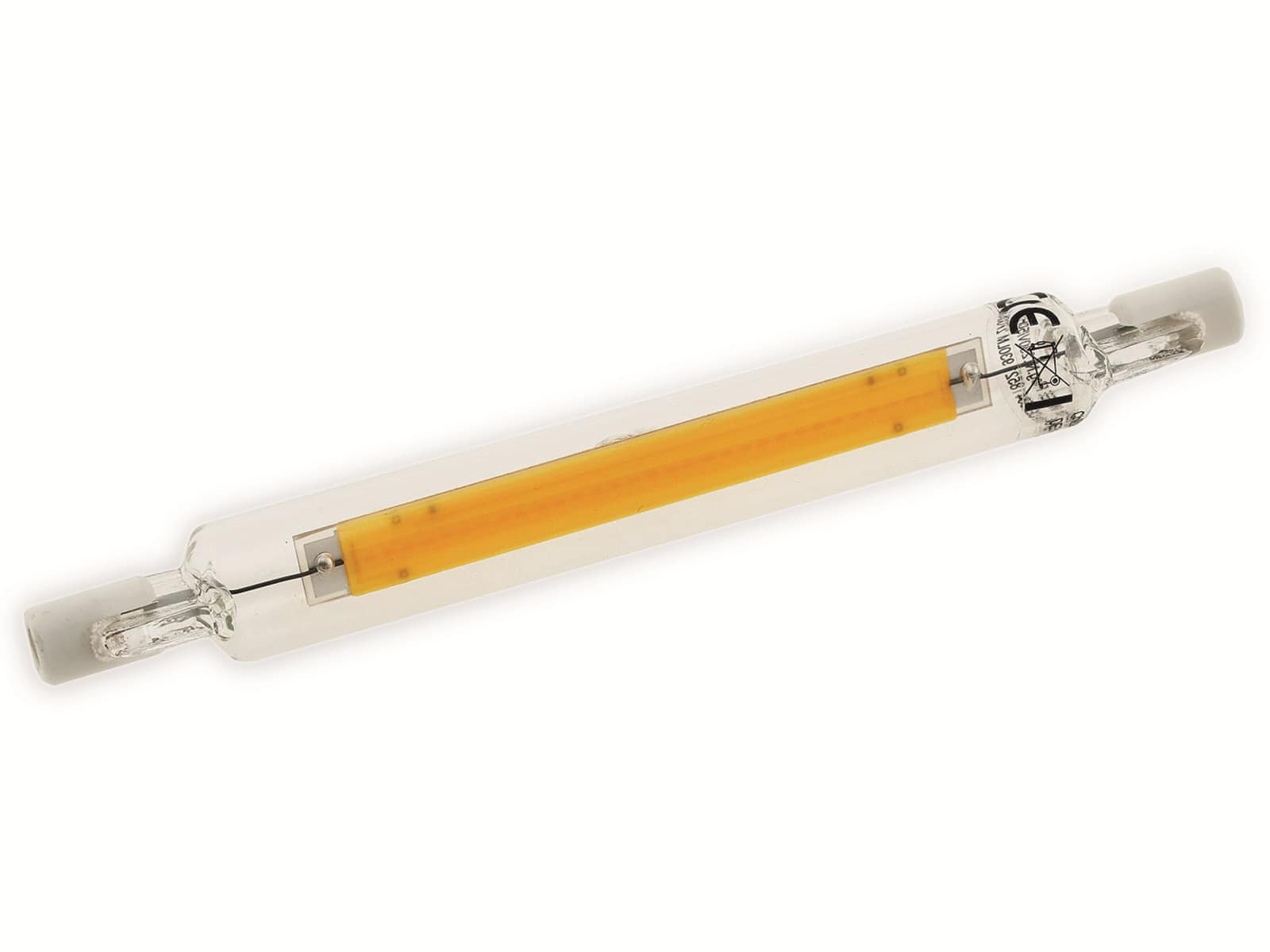 CHILITEC LED-Lampe R7s, EEK: E, 8 W, 930 lm, 2900 K, warmweiß, COB, 118 mm CHILITEC LED-Lampe R7s, EEK: E, 8 W, 930 lm, 2900 K, warmweiß, COB, 118 mm