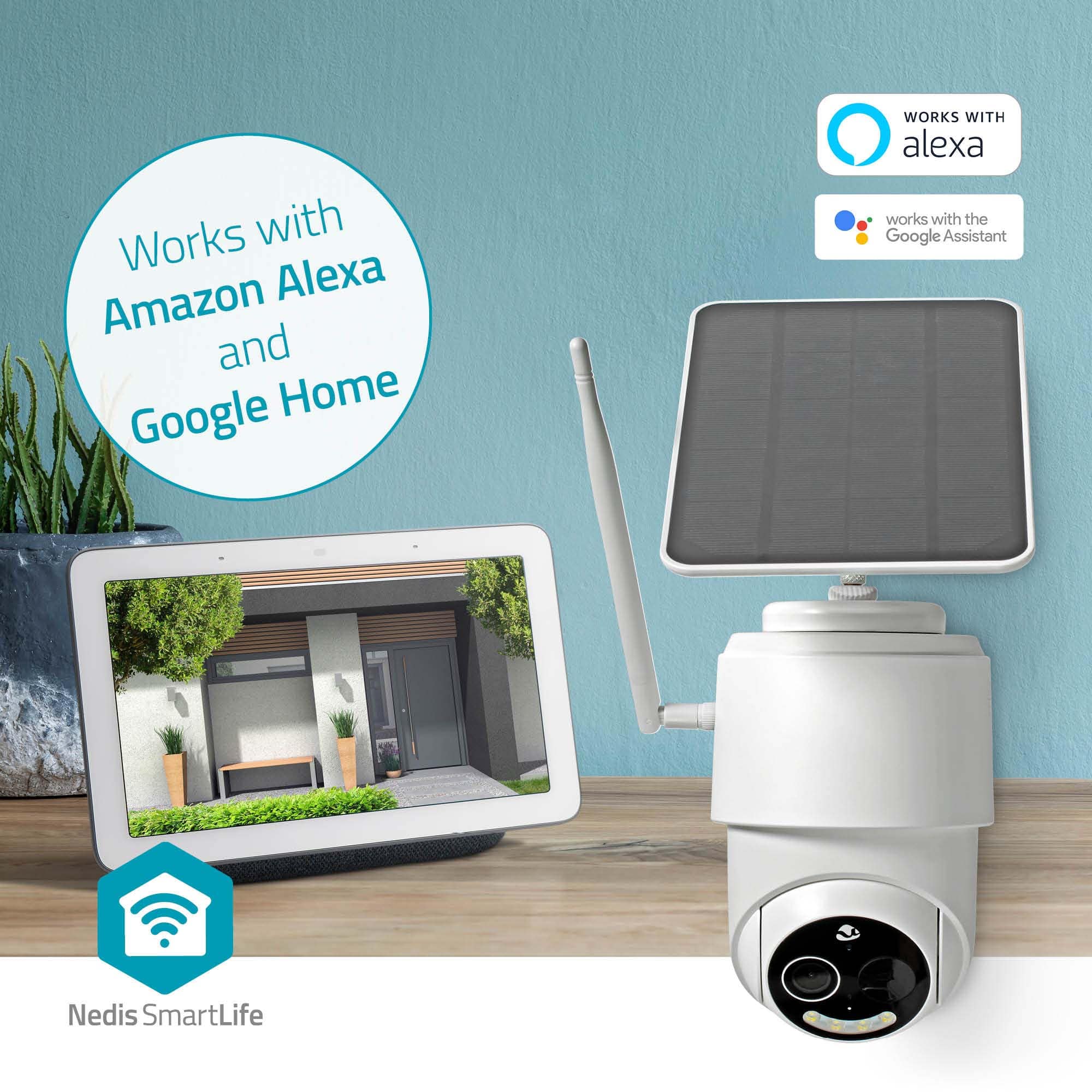 NEDIS Überwachungskamera SmartLife, WIFICBO50WT, Außen, Wi-Fi, weiß
