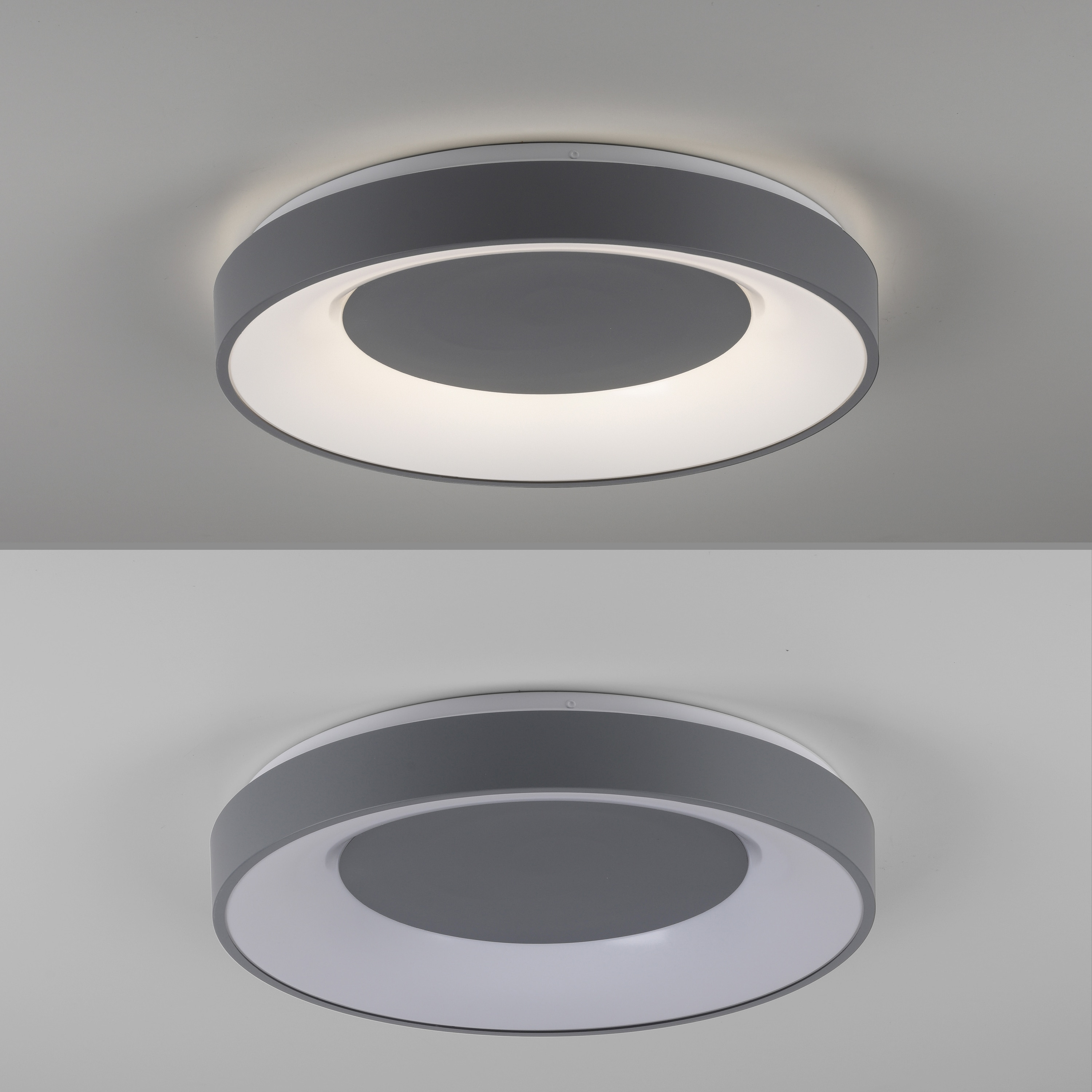JUST LIGHT LED-Deckenleuchte 14326-18 grau, 26,5 W, 3300 lm, CCT JUST LIGHT LED-Deckenleuchte 14326-18 grau, 26,5 W, 3300 lm, CCT