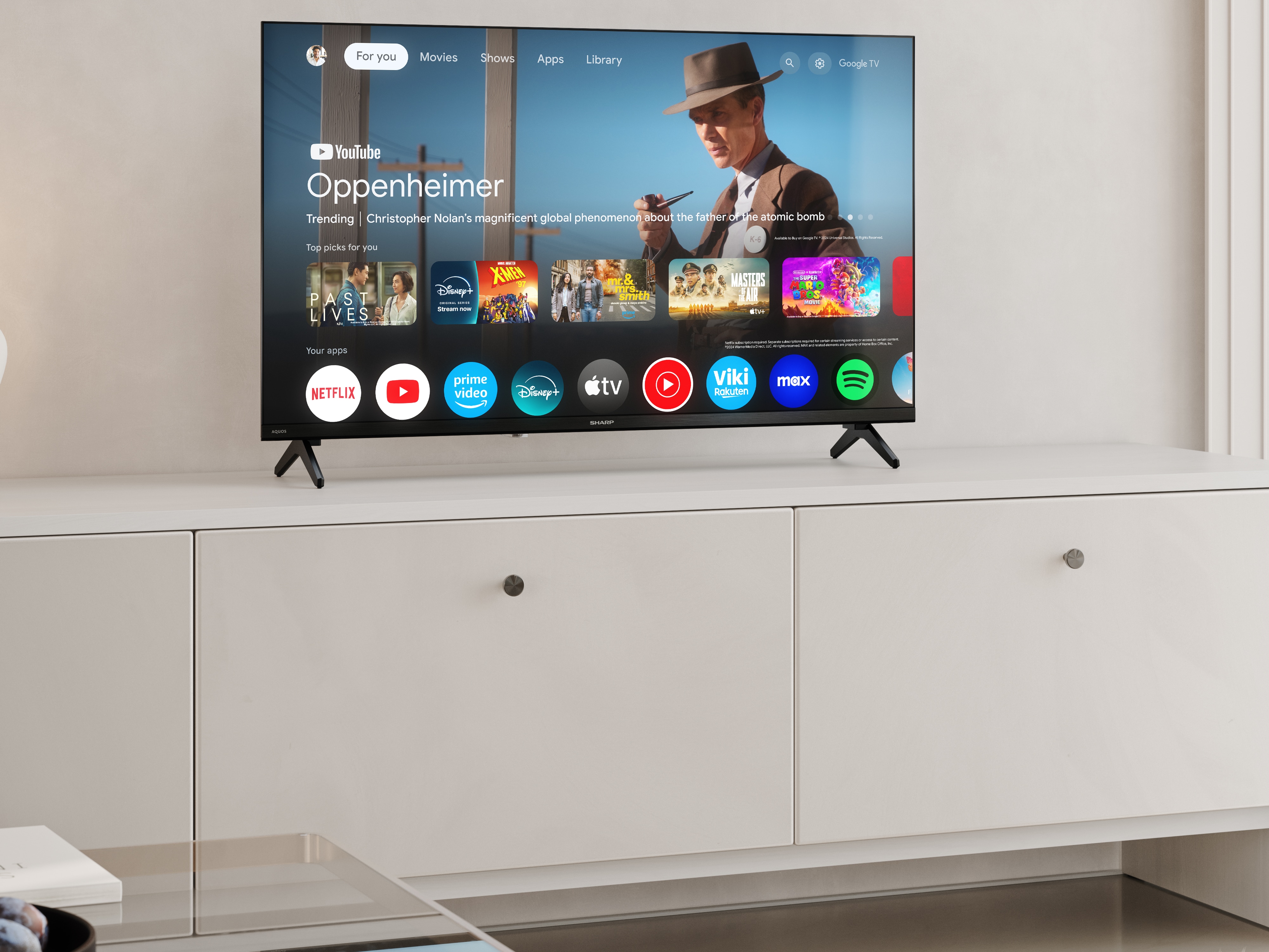 SHARP Fernseher 32HF2765E, 81,3 cm (32"), HD, Smart-TV, WLAN, Schwarz