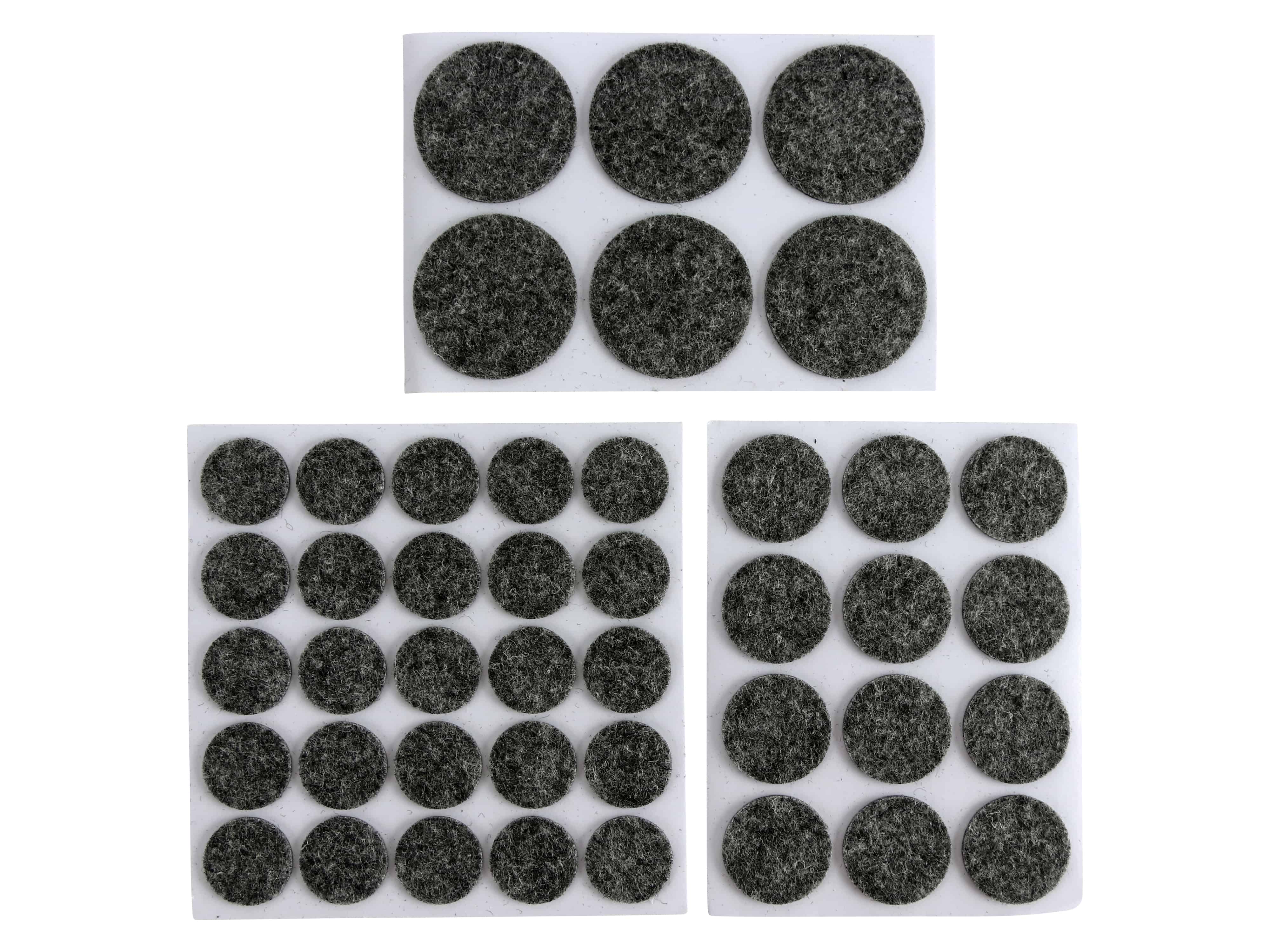 EUROTOOLS Filzgleiter-Set 338-JHHY, 43-teilig