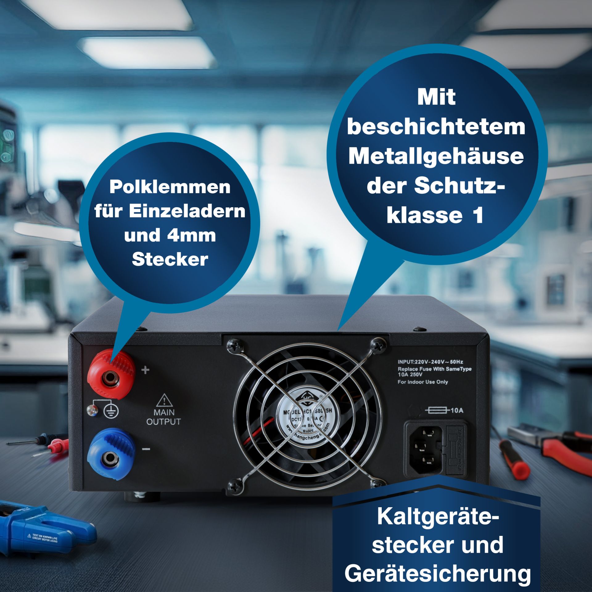 PEAKTECH Labornetzgerät P 6166, 1...30 V, 1...30 A, 900 W PEAKTECH Labornetzgerät P 6166, 1...30 V, 1...30 A, 900 W