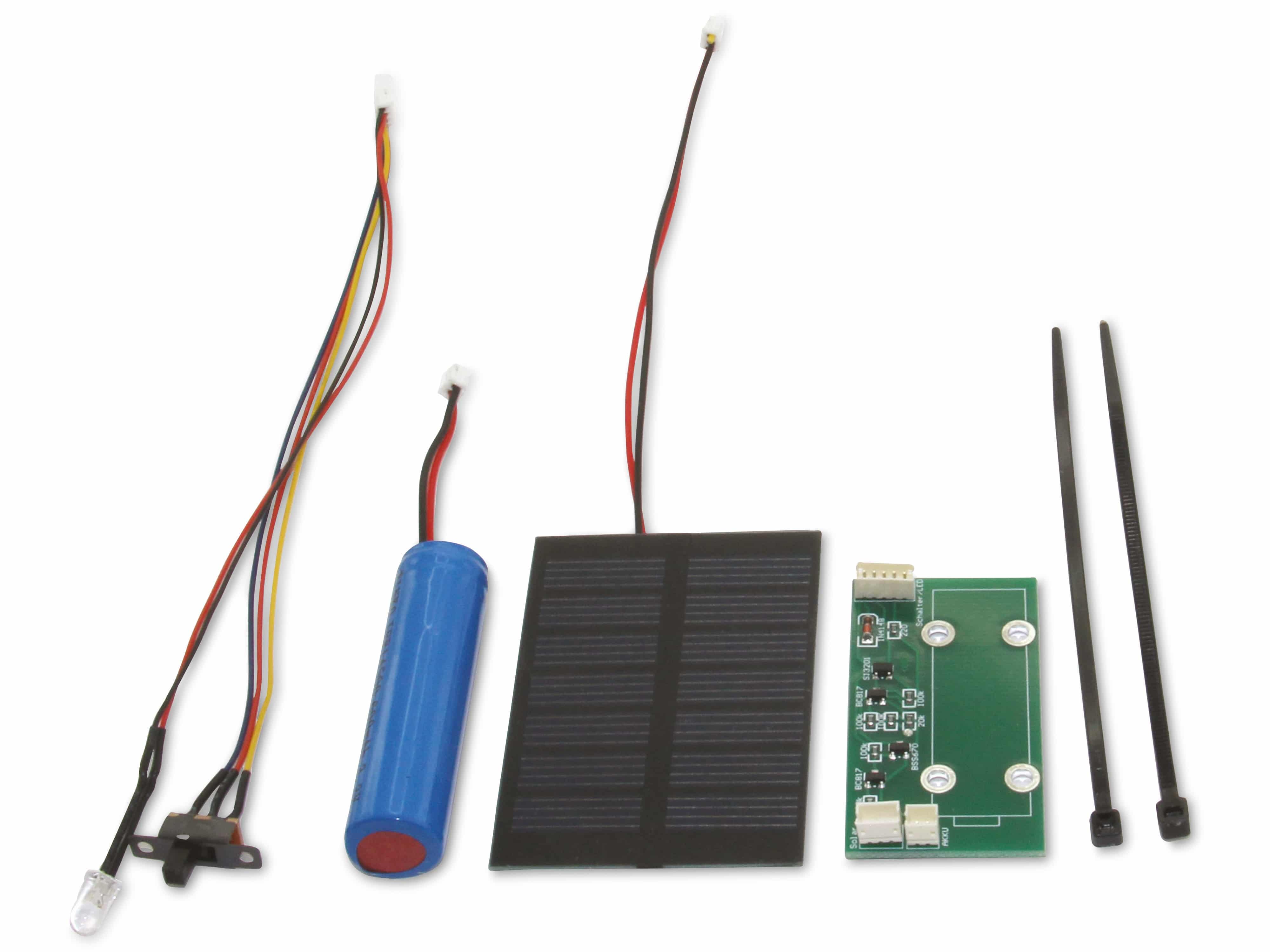 SOL-EXPERT Solar Leuchteinheit "LongLife" mit LED, Schalter und Solarmodul
