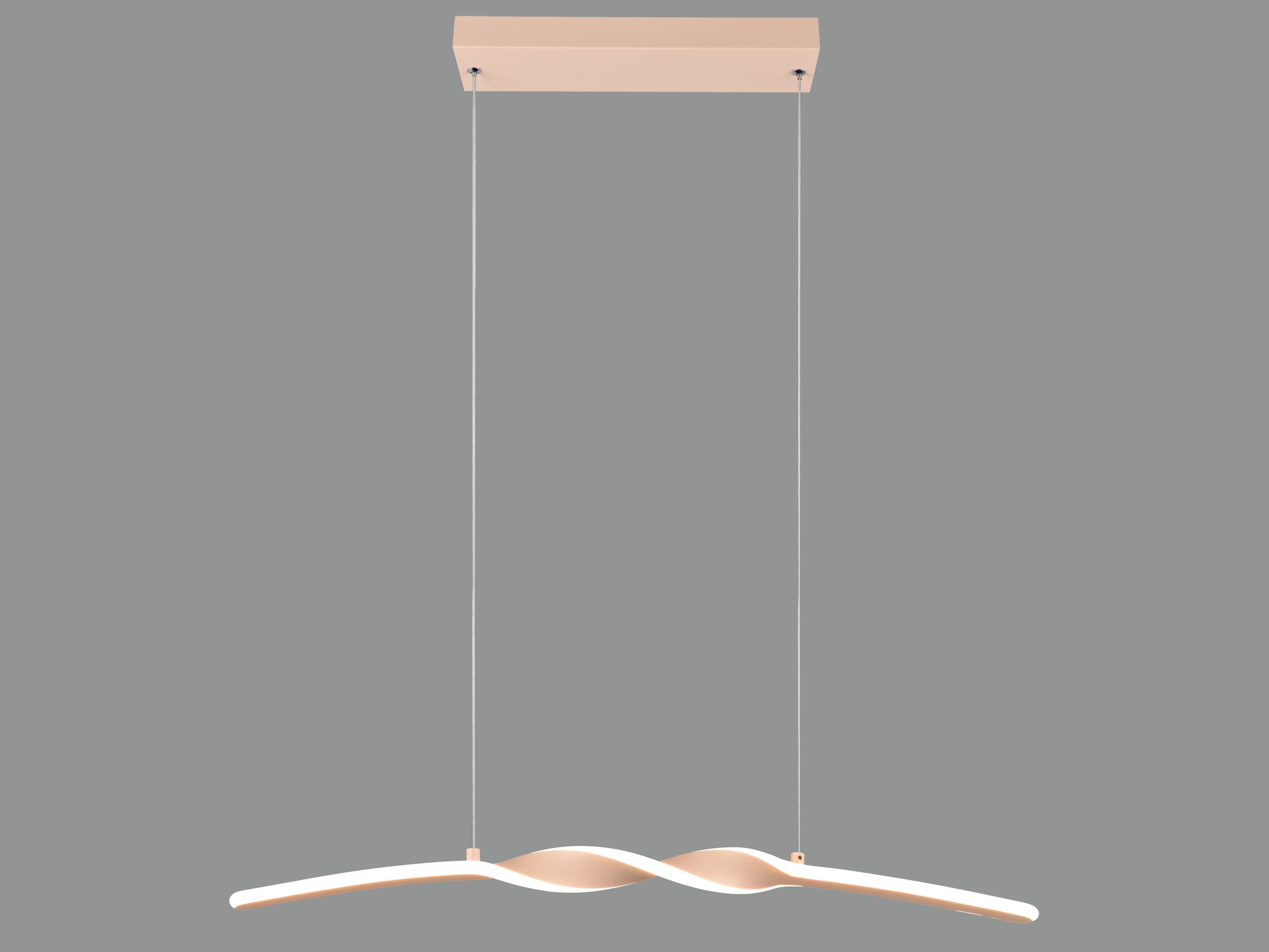 REALITY LED-Pendelleuchte Ginko R35791166, 18W, 1980lm, 3000K, warmweiß, IP20, sand