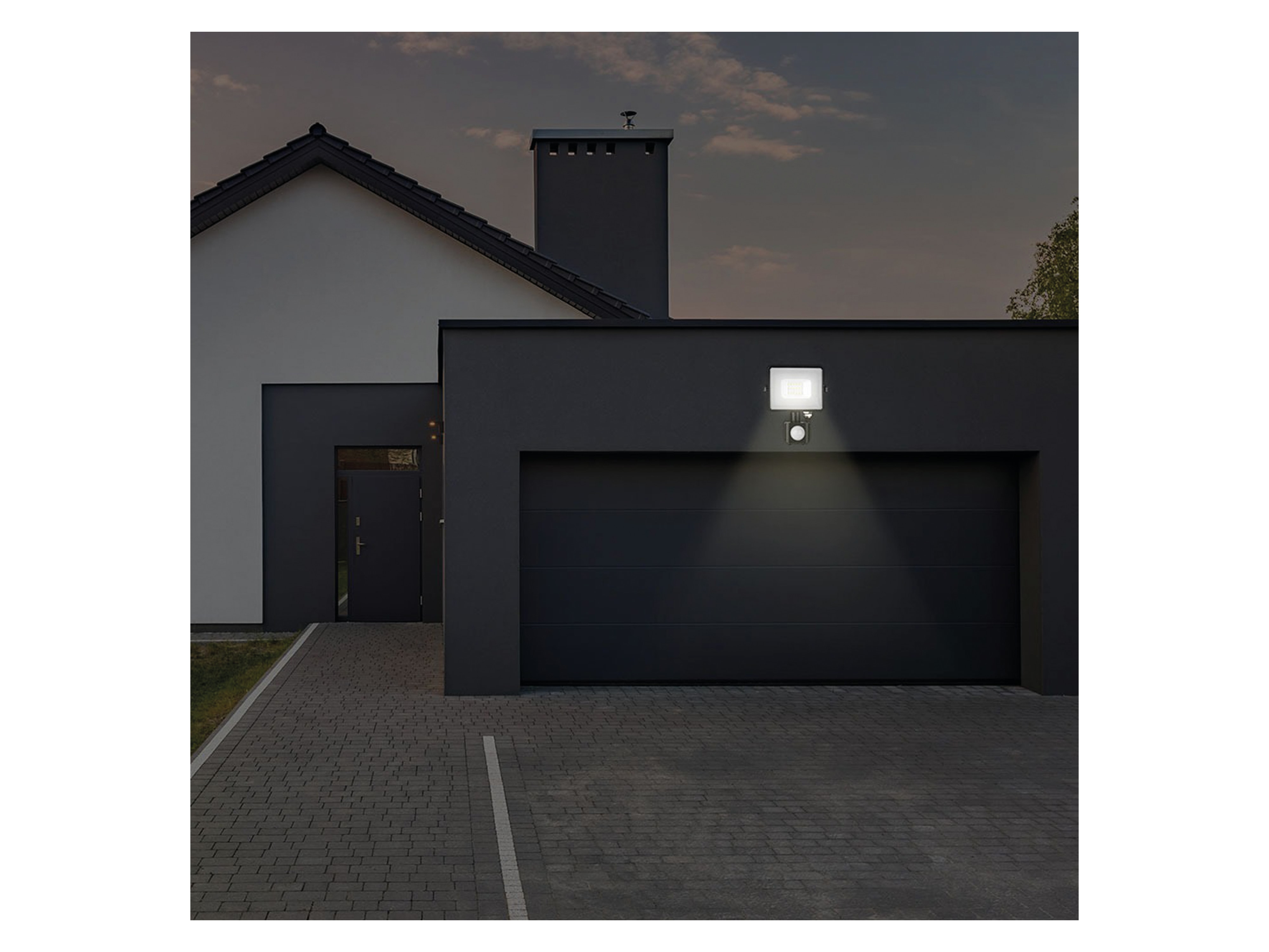 V-TAC LED-Fluter mit Bewegungsmelder VT- 10-S-B, EEK: F, 10 W, 800lm, 3000K, schwarz V-TAC LED-Fluter mit Bewegungsmelder VT- 10-S-B, EEK: F, 10 W, 800lm, 3000K, schwarz