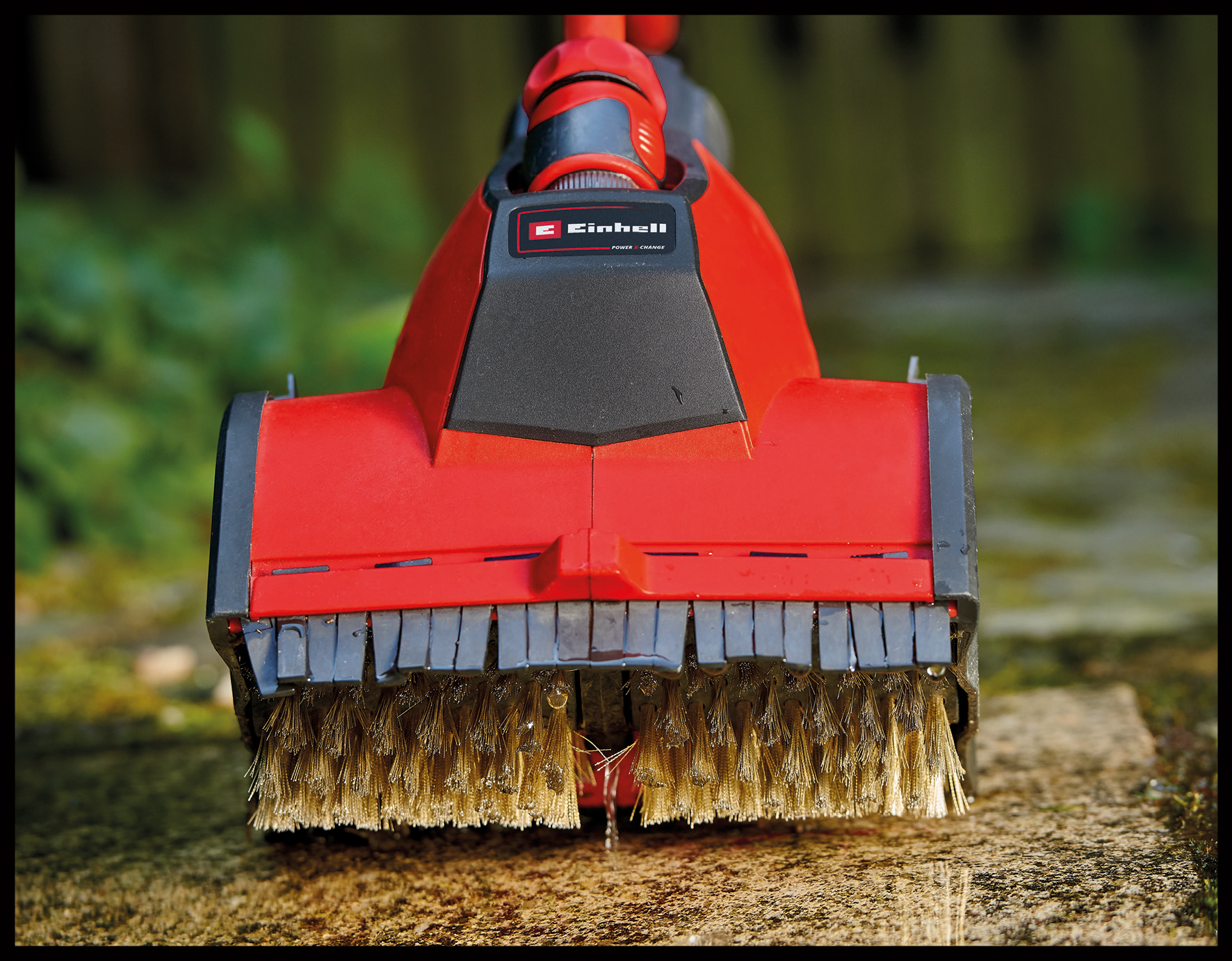 EINHELL Akku-Oberflächenbürste Picobella 18/215 Solo + Ersatzbürste ULTRA (Stein)
