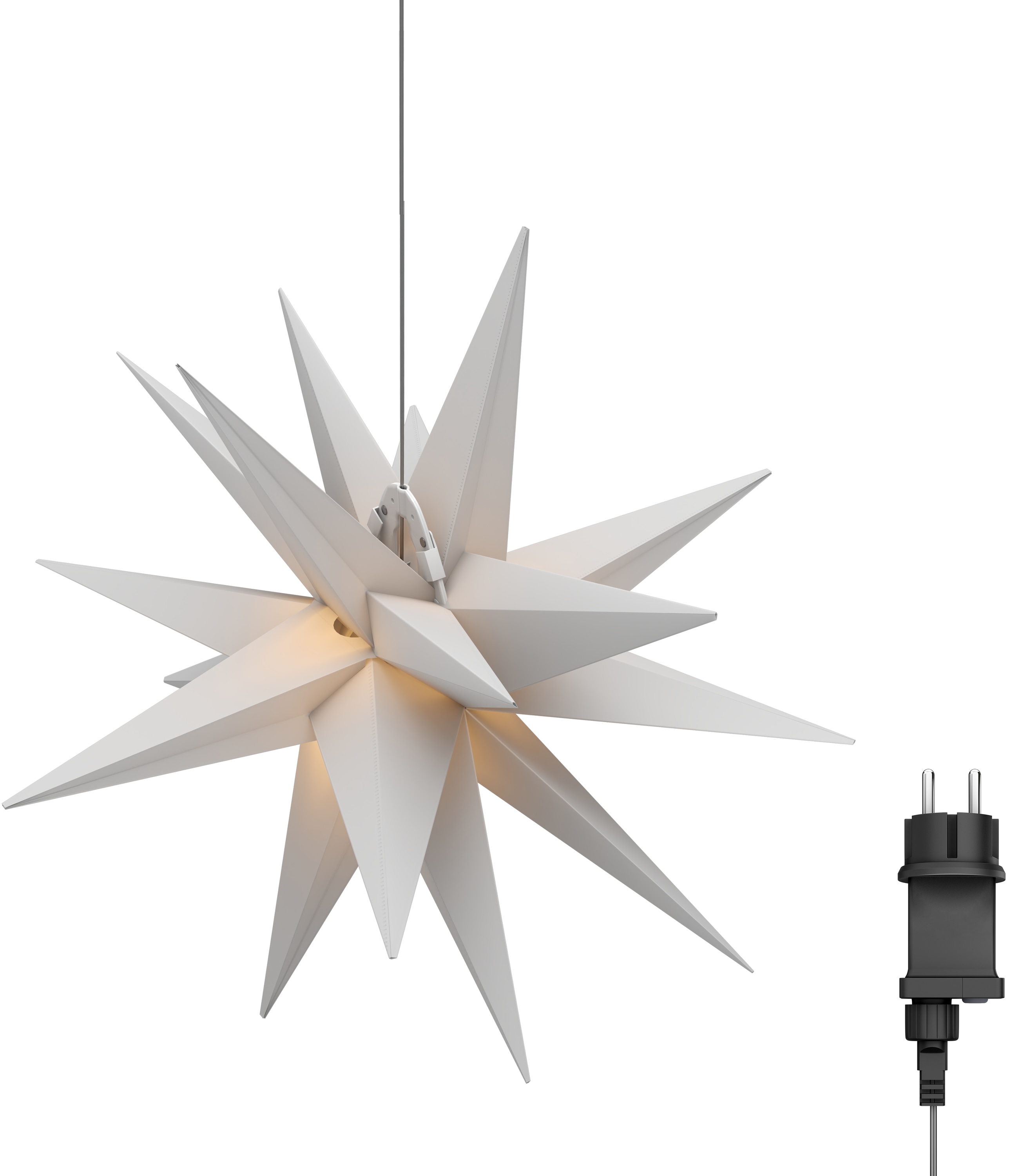 GOOBAY LED-Stern, 18 Zacken, 56cm, Outdoor, Timerfunktion, mit Netzteil