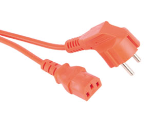 S-IMPULS Kaltgerätekabel, rot, 3 m S-IMPULS Kaltgerätekabel, rot, 3 m