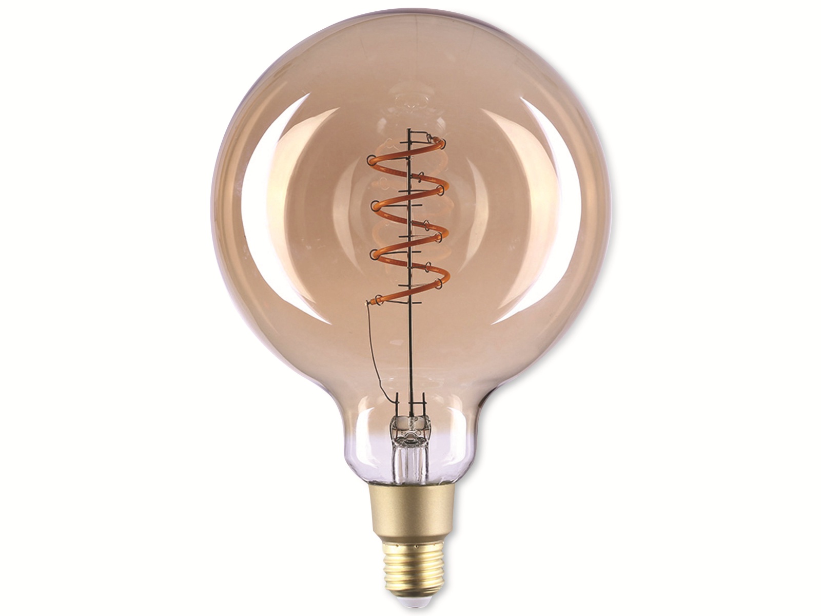 SHELLY LED-Lampe Vintage G125, WLAN, EEK: G E27, 4 W, 260 lm, dimmbar