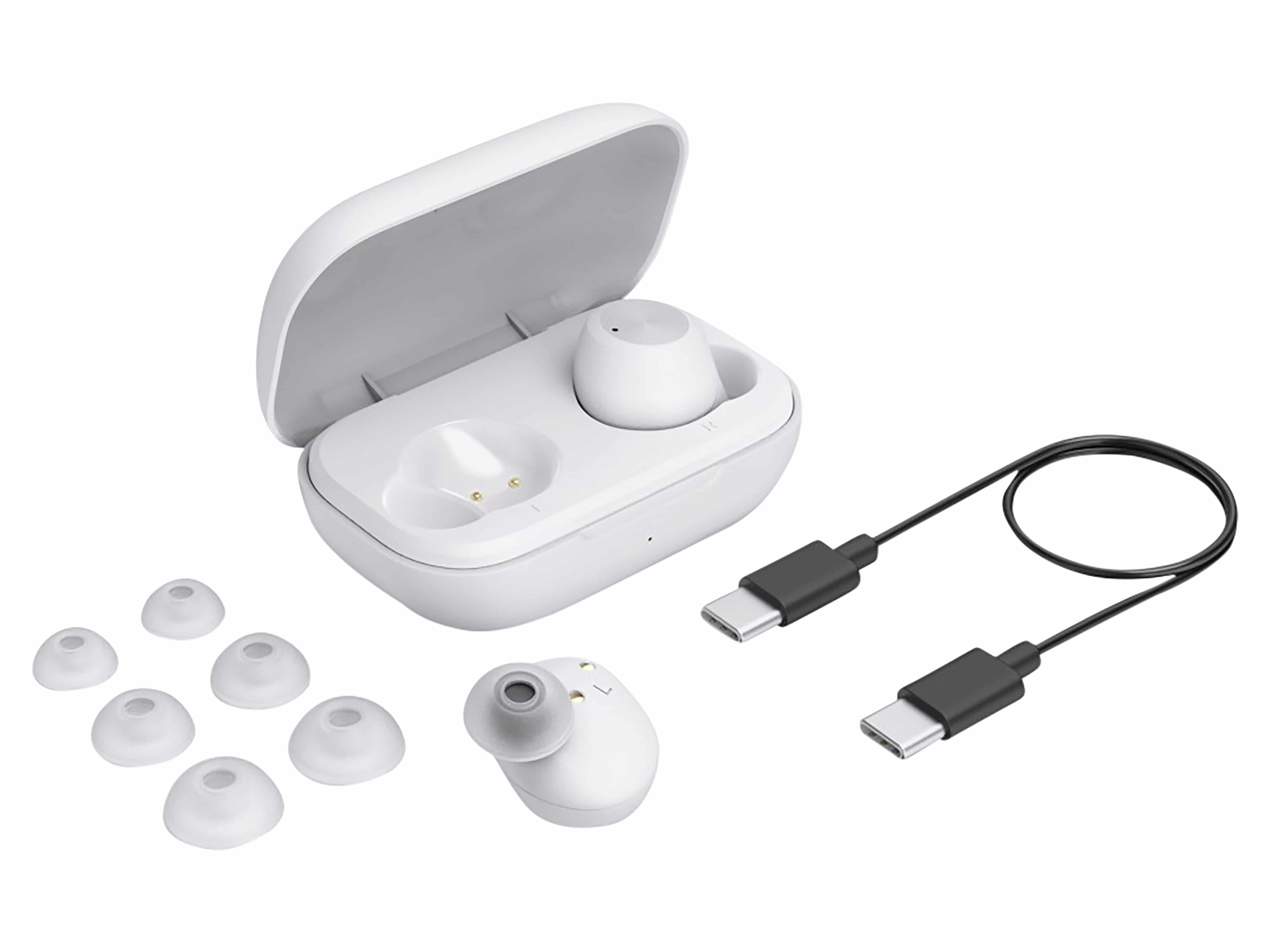 HAMA Kabellose Kopfhörer, Spirit Chop II, TWS, In-Ear, Equalizer, Weiß
