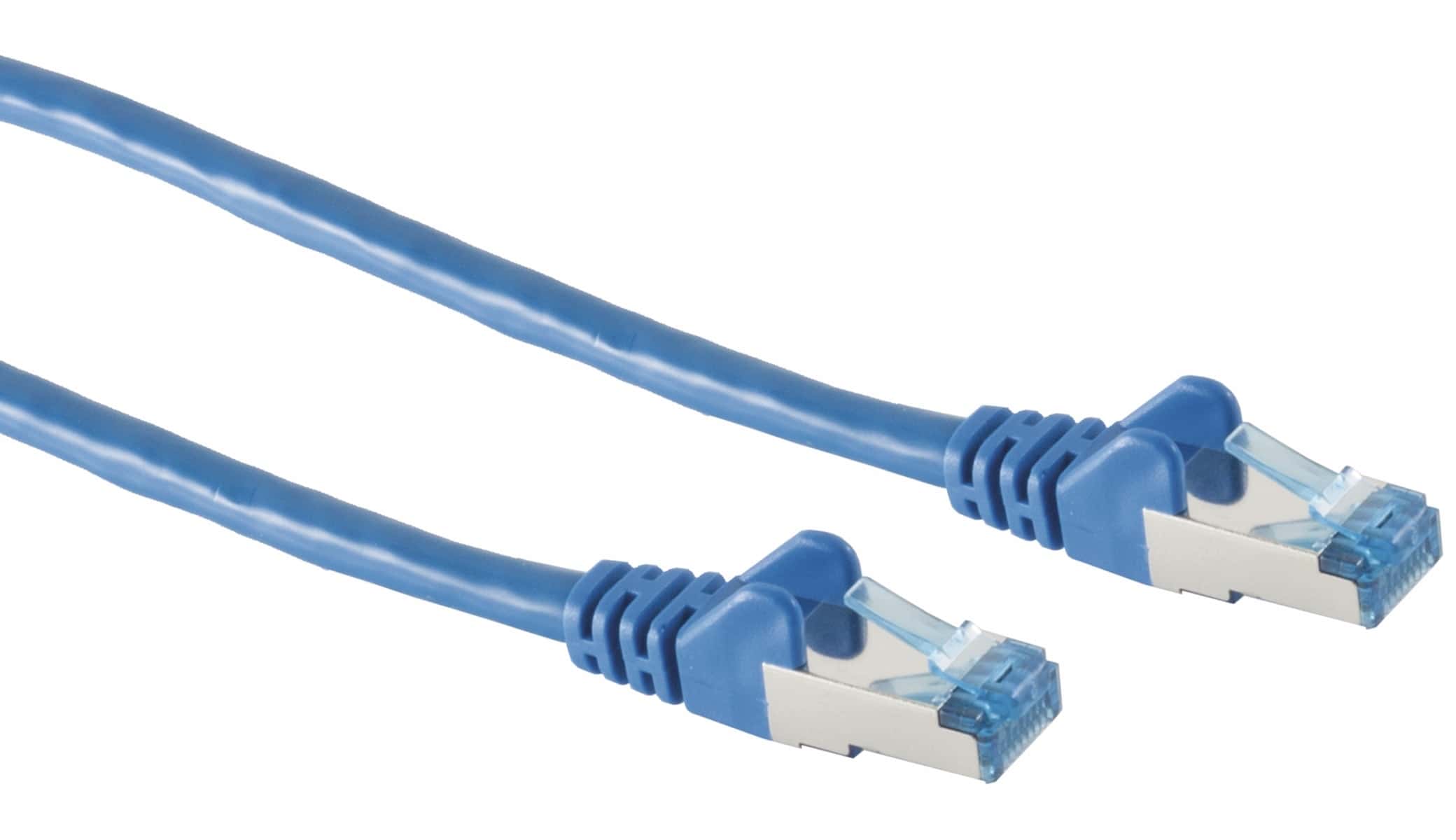 S-IMPULS CAT.6A Patchkabel, 0,5 m, blau S-IMPULS CAT.6A Patchkabel, 0,5 m, blau