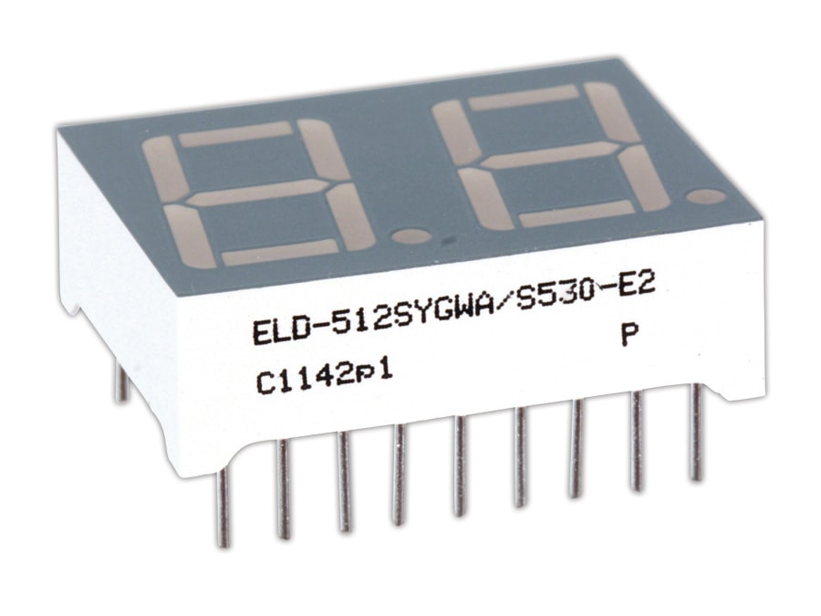 EVERLIGHT LED-Anzeige ELD-512SYGWA/S530-E2 EVERLIGHT LED-Anzeige ELD-512SYGWA/S530-E2