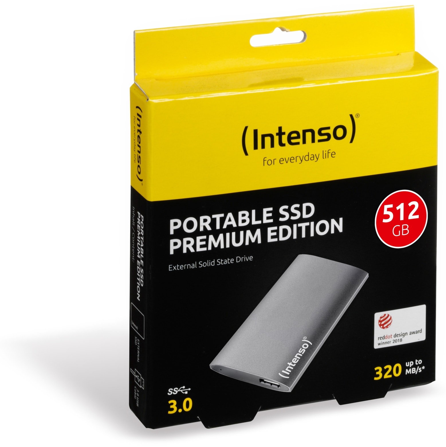 INTENSO USB 3.0-SSD Portable Premium Edition, 512 GB INTENSO USB 3.0-SSD Portable Premium Edition, 512 GB