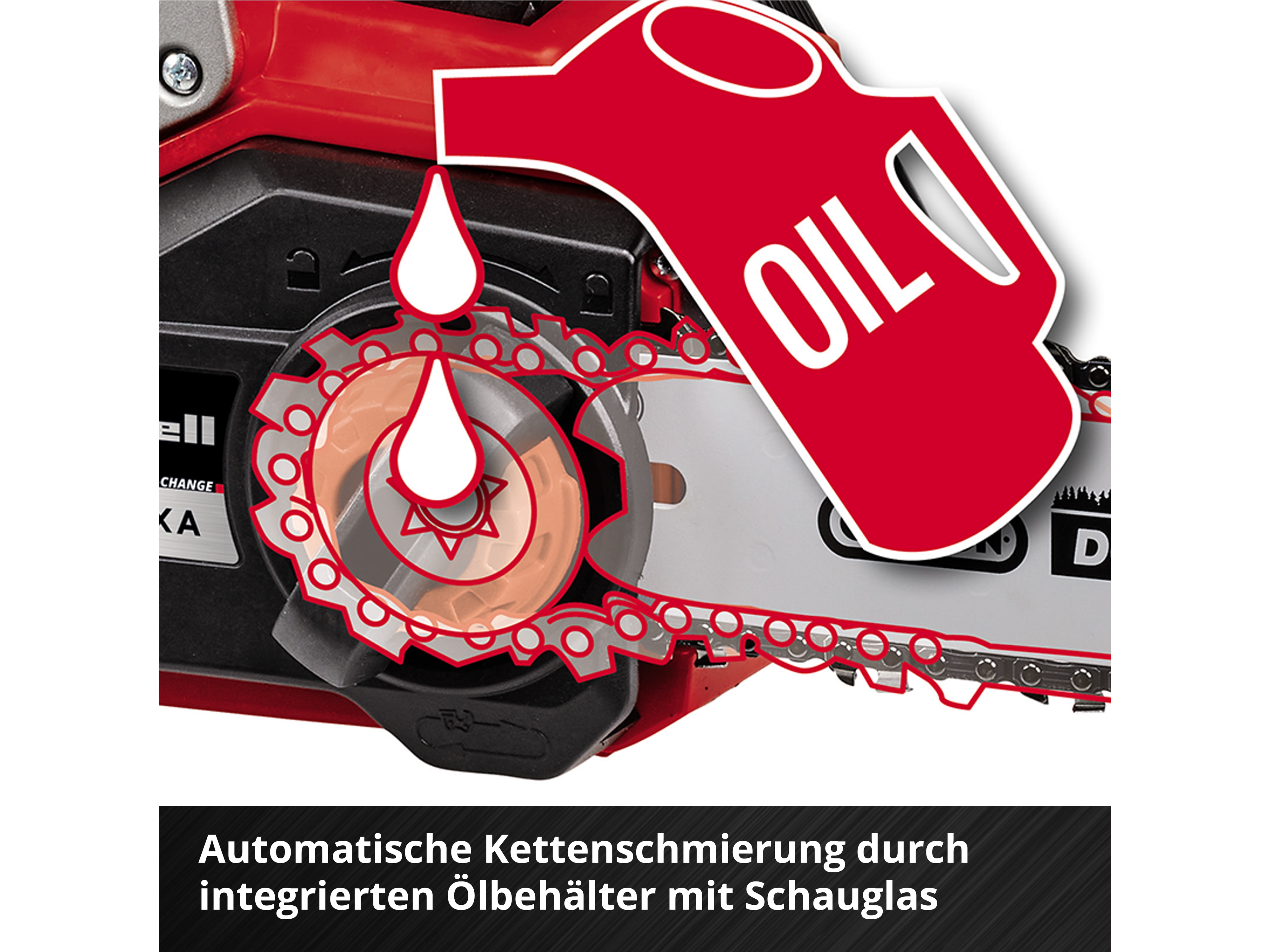 EINHELL Akku-Kettensäge FORTEXXA 18/30