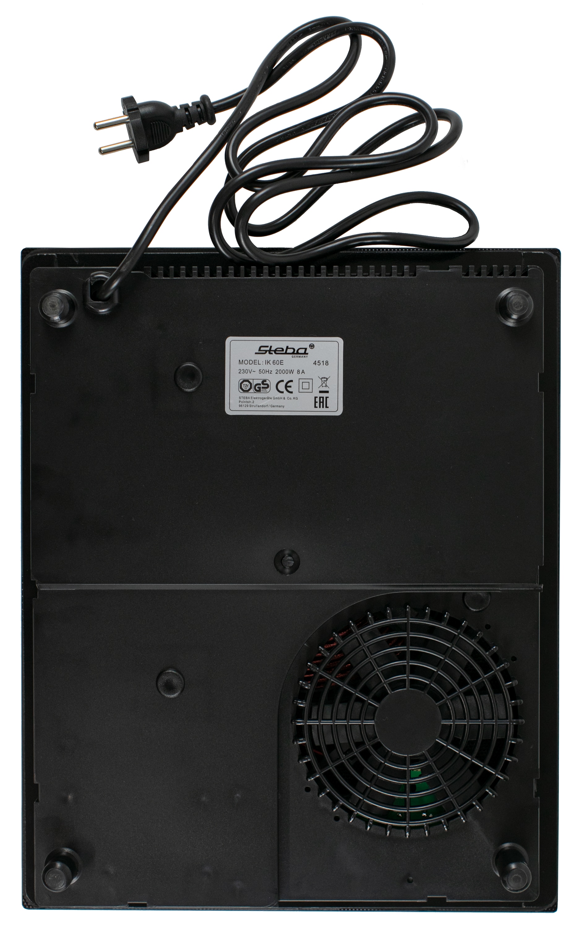 STEBA Einbau-Induktionskochfeld, IK 60 E, Glaskeramik, 28x28 cm, Touch, 2000W STEBA Einbau-Induktionskochfeld, IK 60 E, Glaskeramik, 28x28 cm, Touch, 2000W