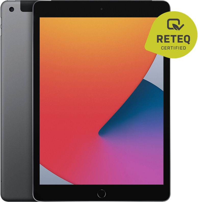 APPLE Tablet iPad 8 (2020), WLAN, 128GB, spacegrau, Tastatur
