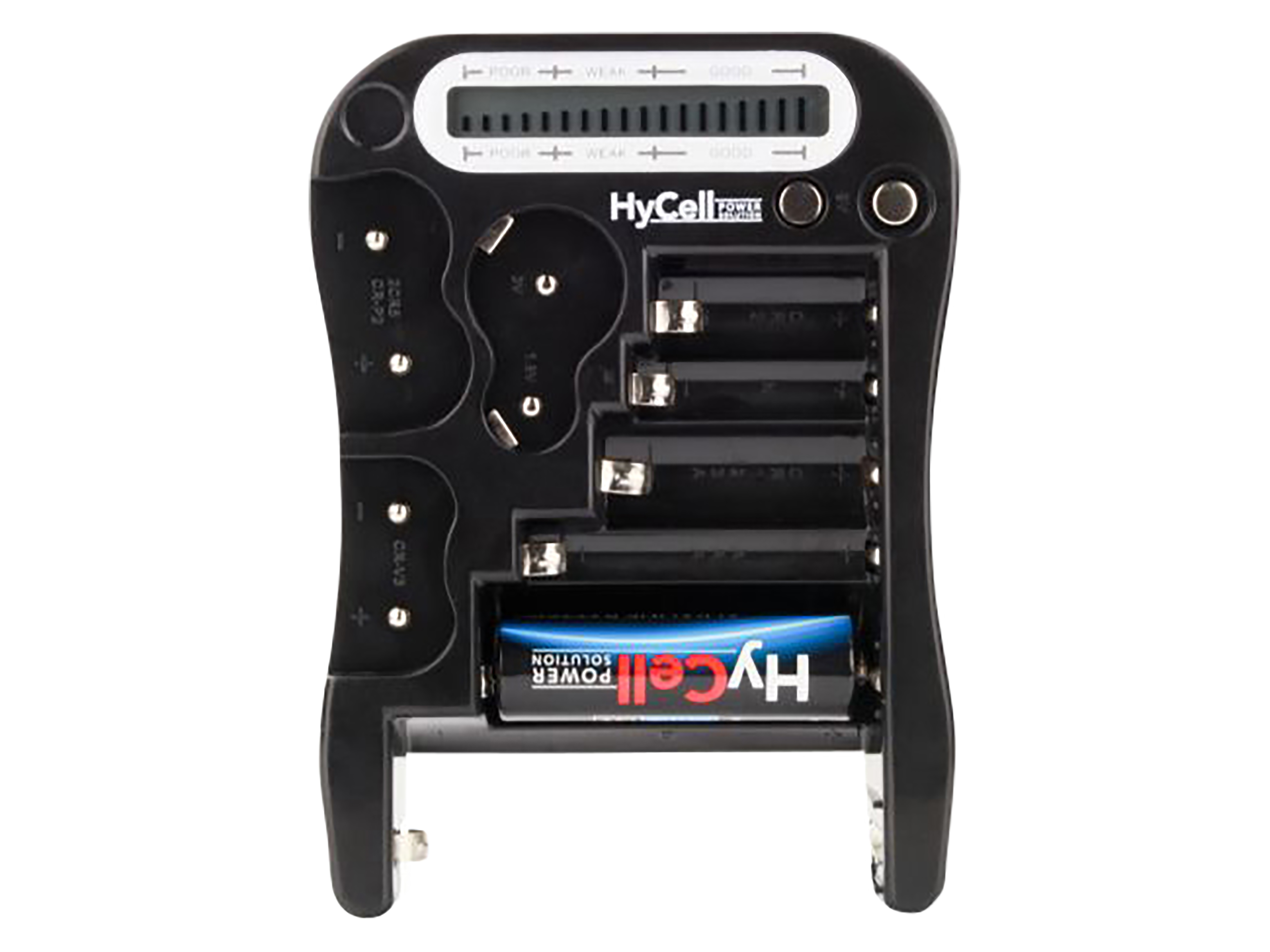 HYCELL LCD Batterie-Tester, für Batterien und Akkus