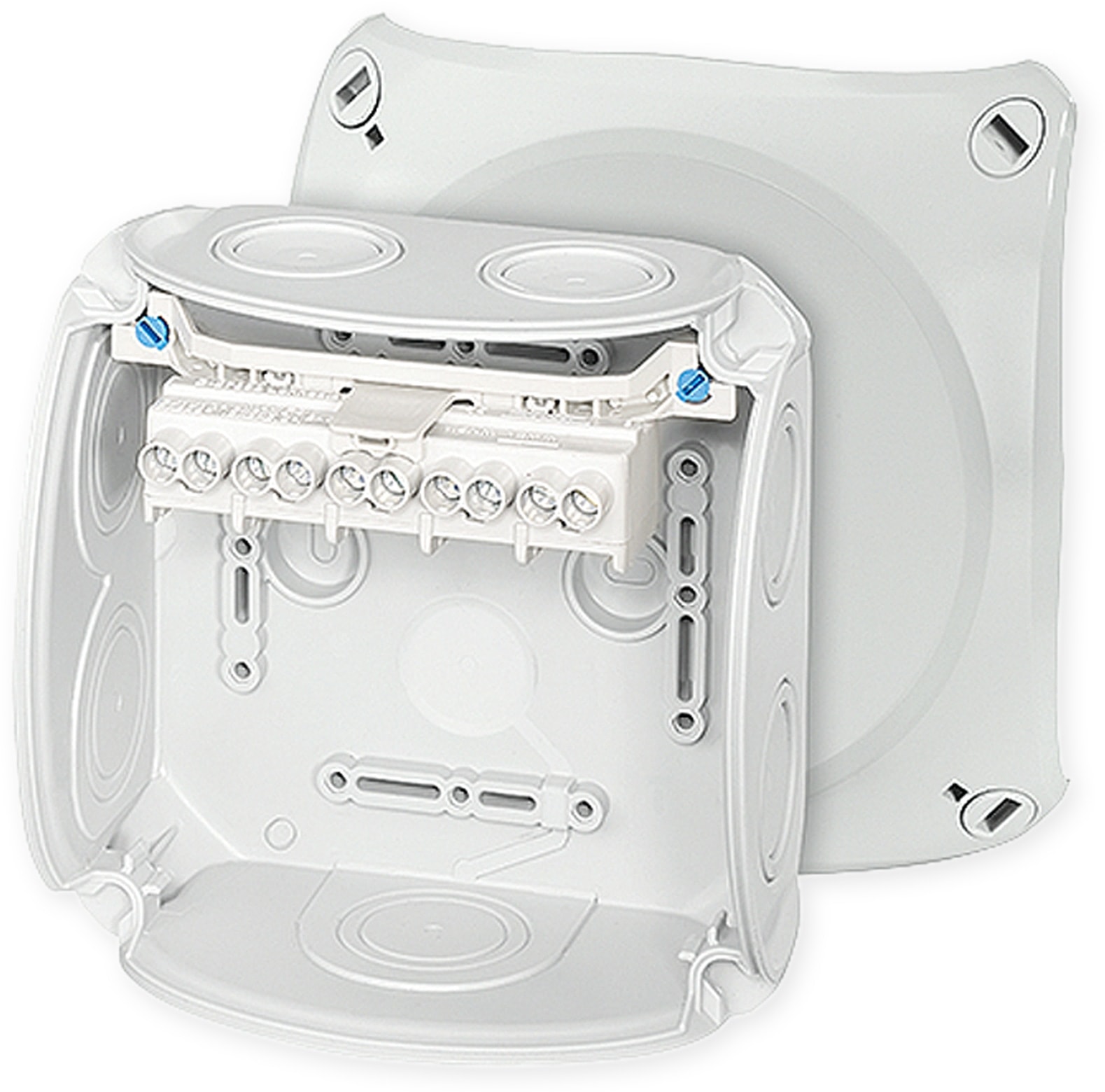 HENSEL Abzweigkasten DK 0606 G, 130x130x77 mm, grau