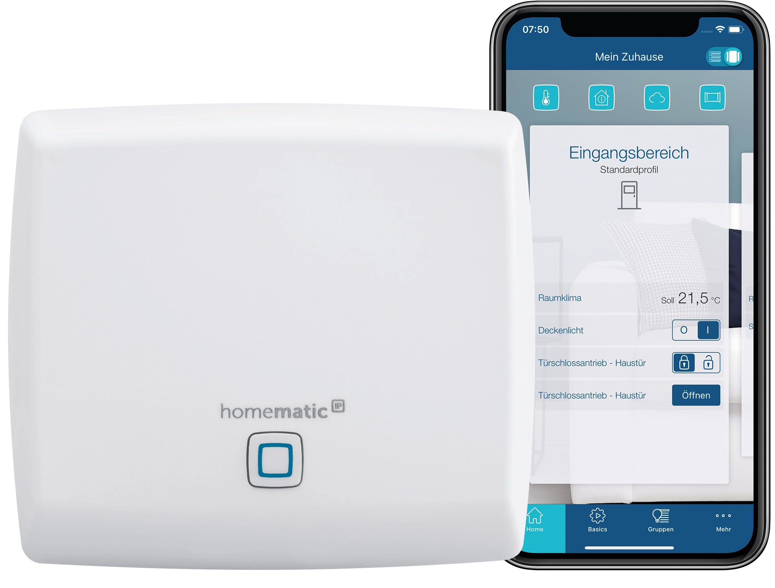 HOMEMATIC IP Accesspoint + 2er Set Thermostat 140280