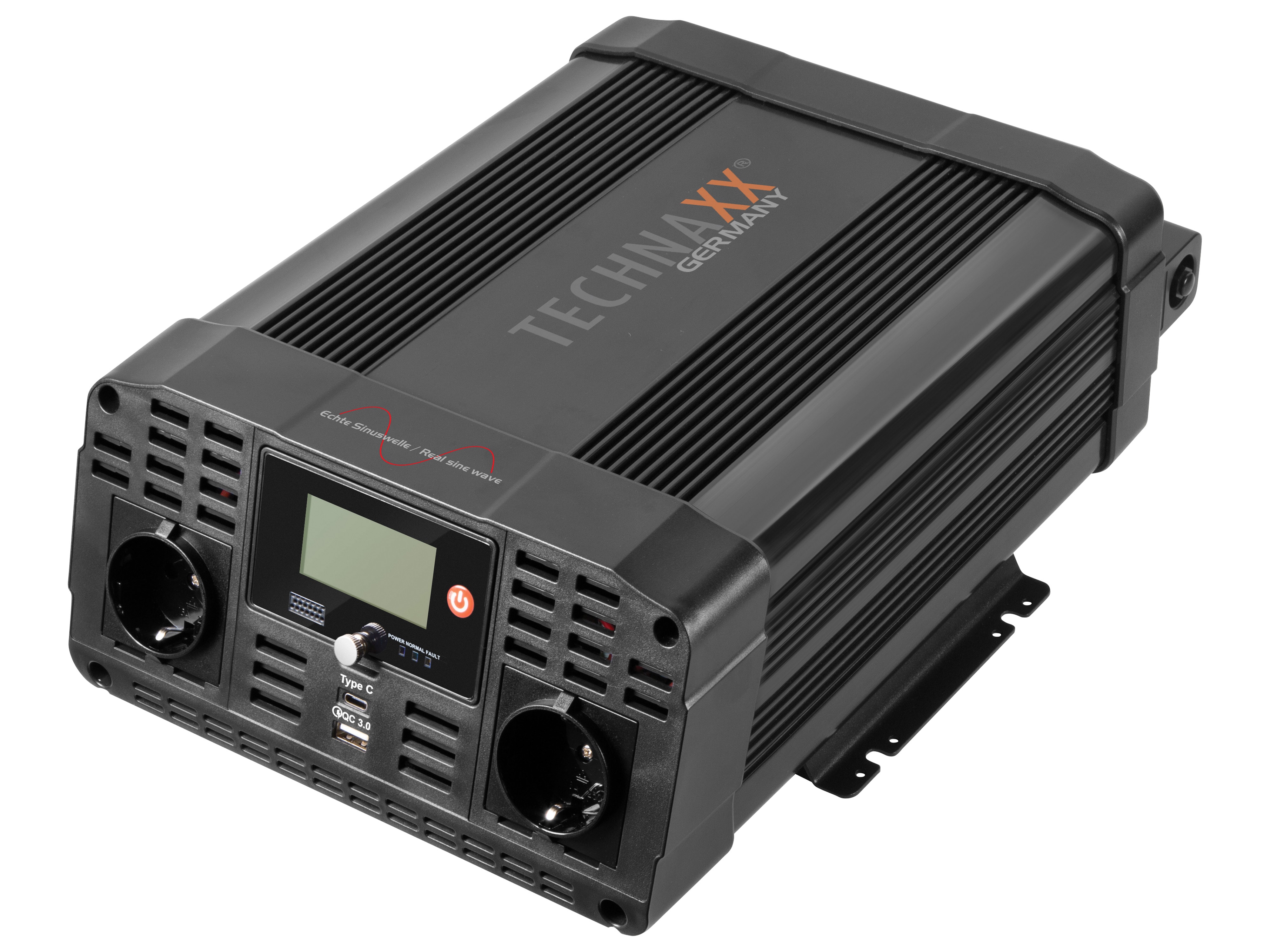 TECHNAXX Wechselrichter TE23, 12V-/230V~, 3000 W Sinus TECHNAXX Wechselrichter TE23, 12V-/230V~, 3000 W Sinus