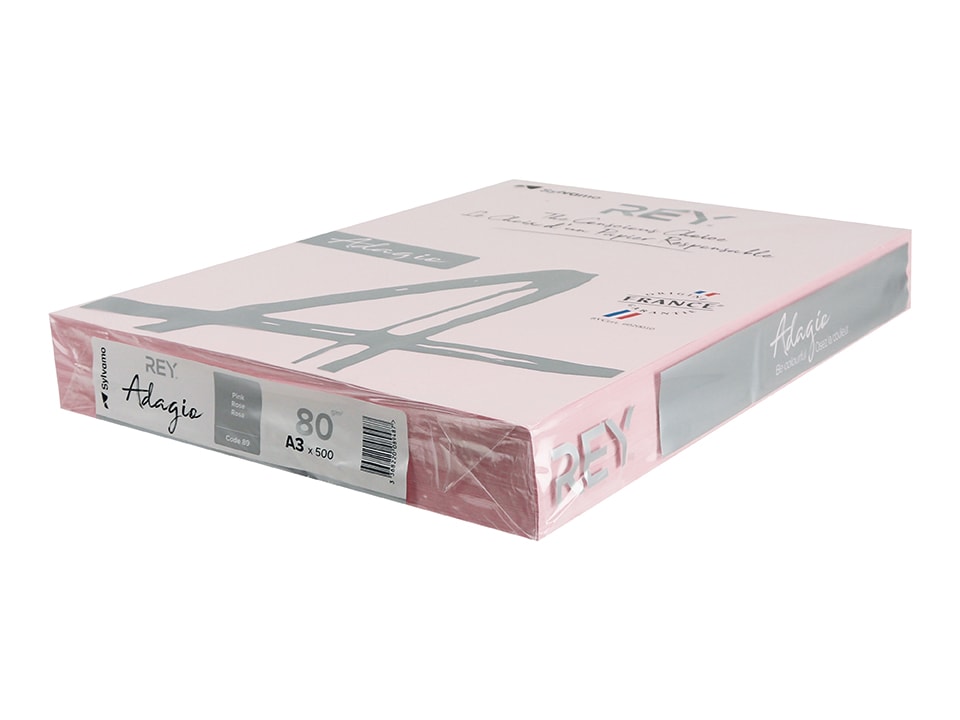 Kopierpapier REY/ADAGIO A3 80 g/m², 500 Blatt, Pink Kopierpapier REY/ADAGIO A3 80 g/m², 500 Blatt, Pink