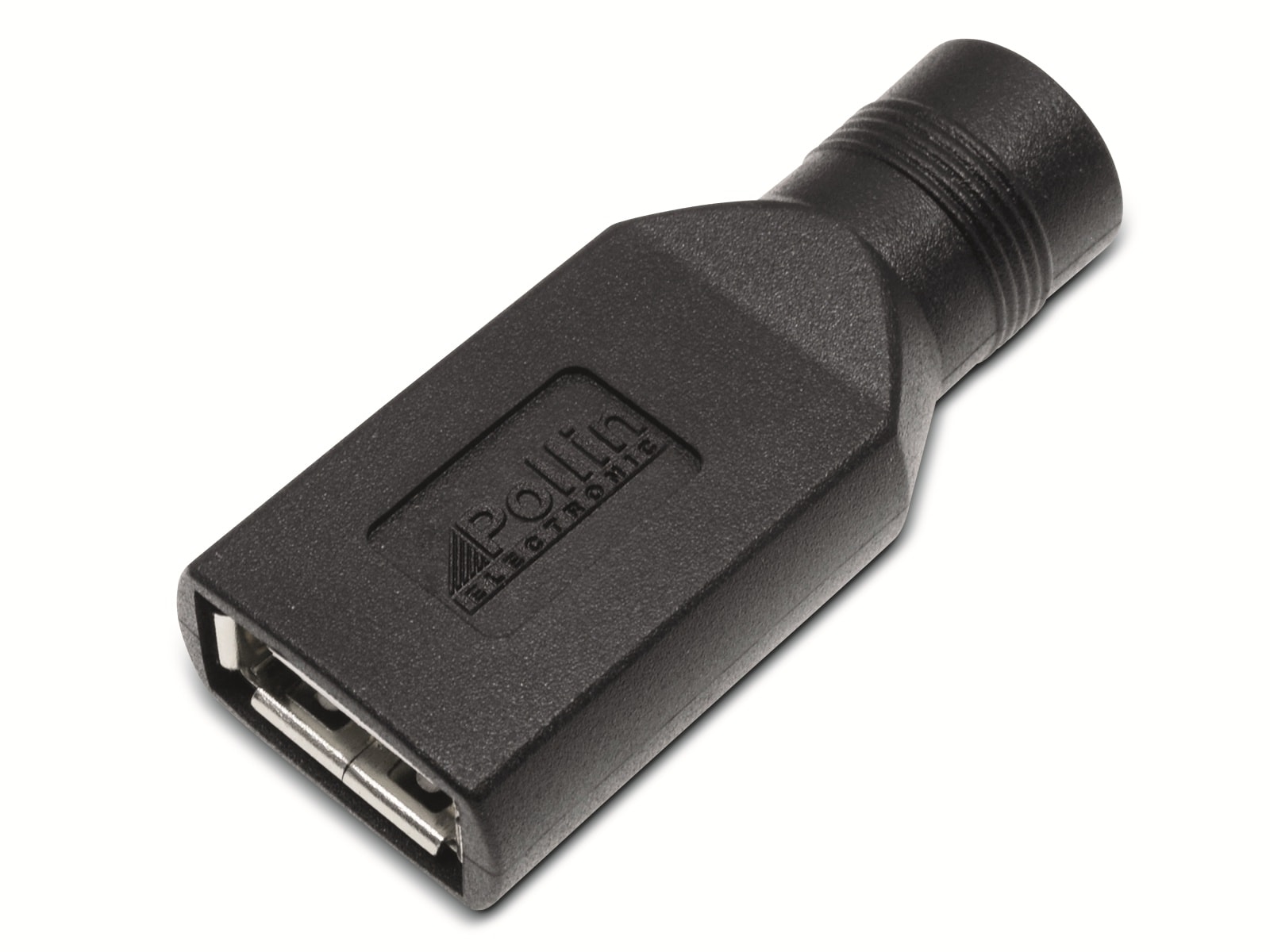 Hohlsteckeradapter, 5,5/2,1 Hohlkupplung auf USB-A Kupplung
