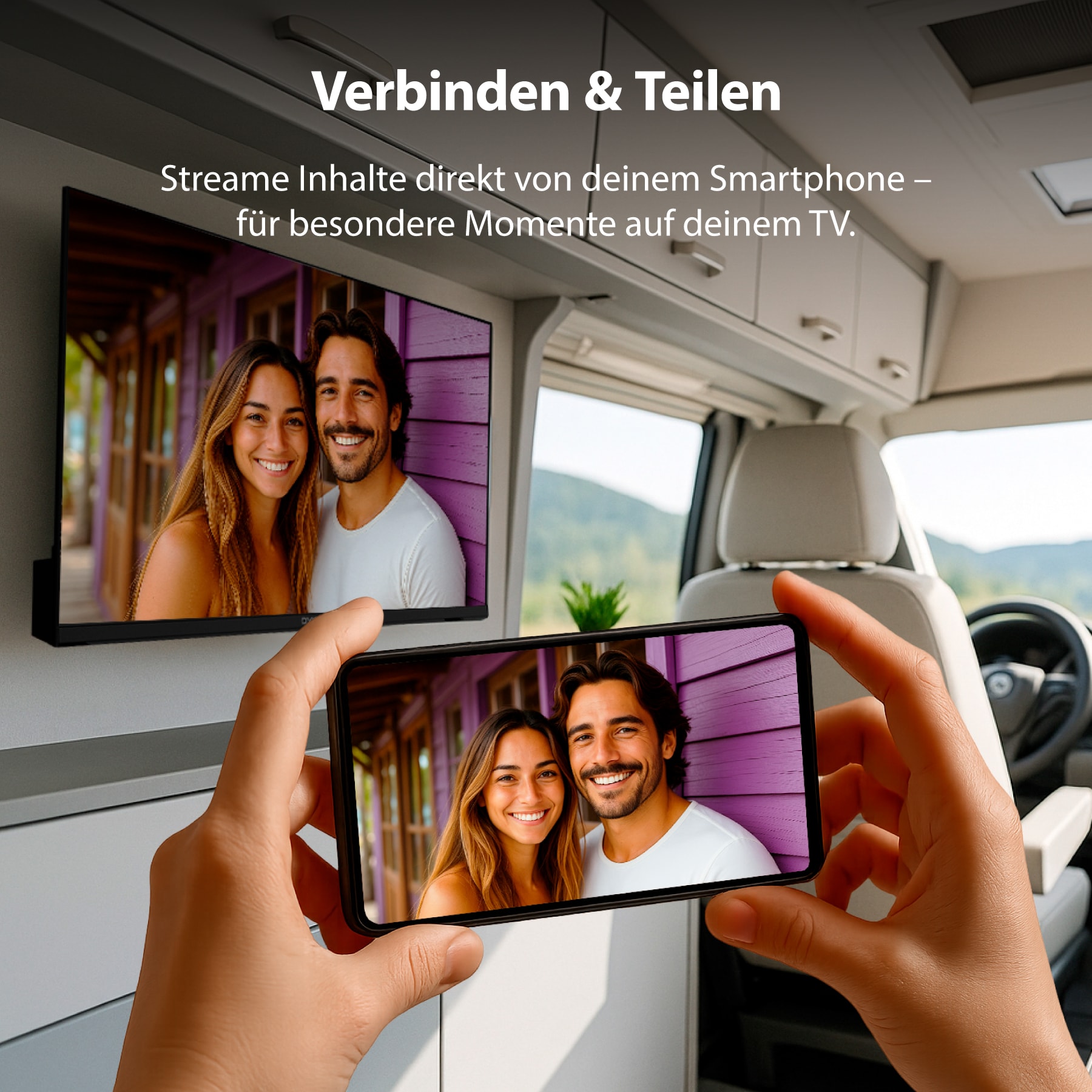 DYON Smart-TV 24VX-VHD, 24" (60cm), HD, 12 V Anschlusskabel DYON Smart-TV 24VX-VHD, 24" (60cm), HD, 12 V Anschlusskabel