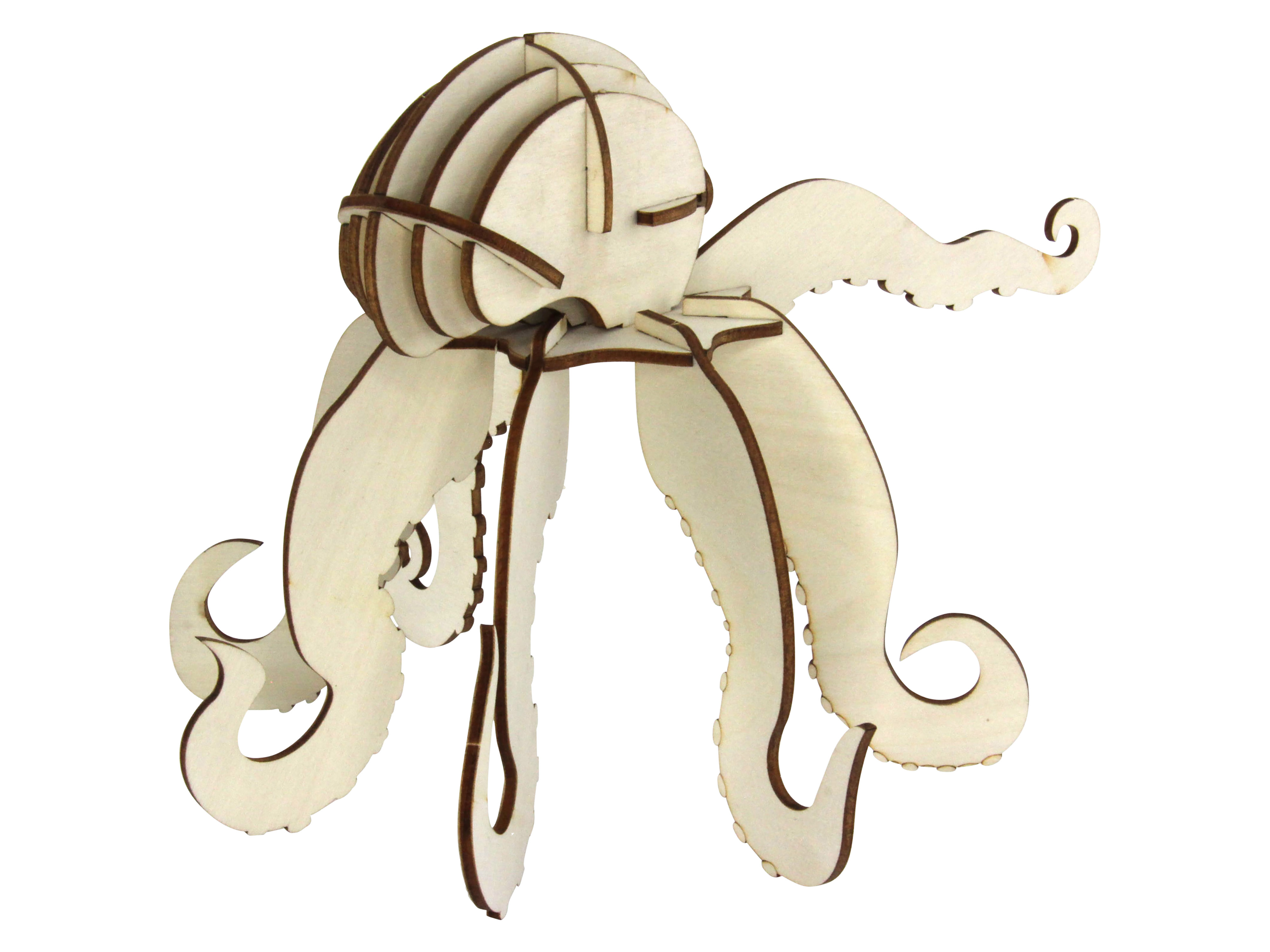 SOL-EXPERT 3D Holz Puzzle Krake