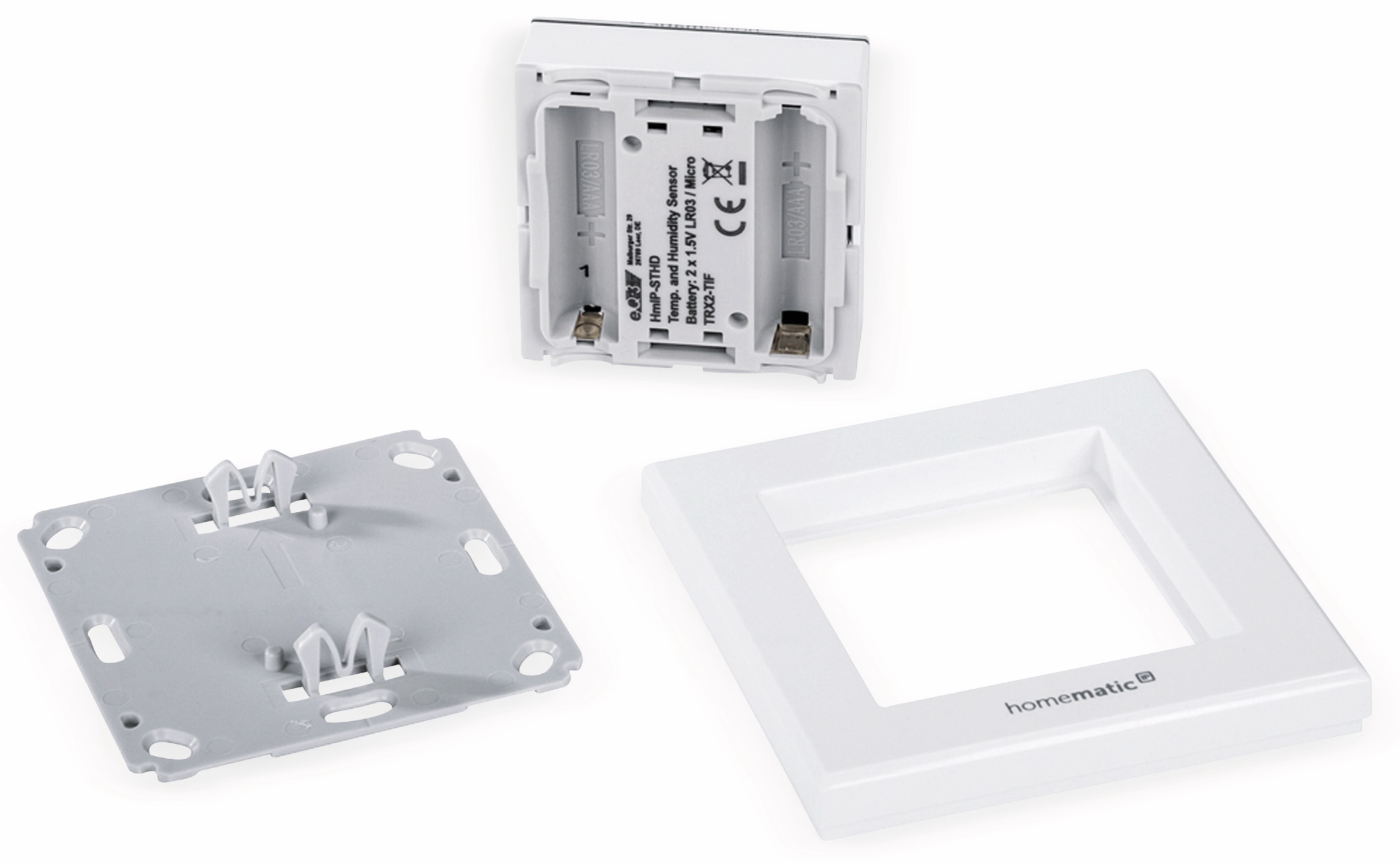 HOMEMATIC IP Smart Home 150180A0, Temp. und Luftfeucht. Sensor mit Display