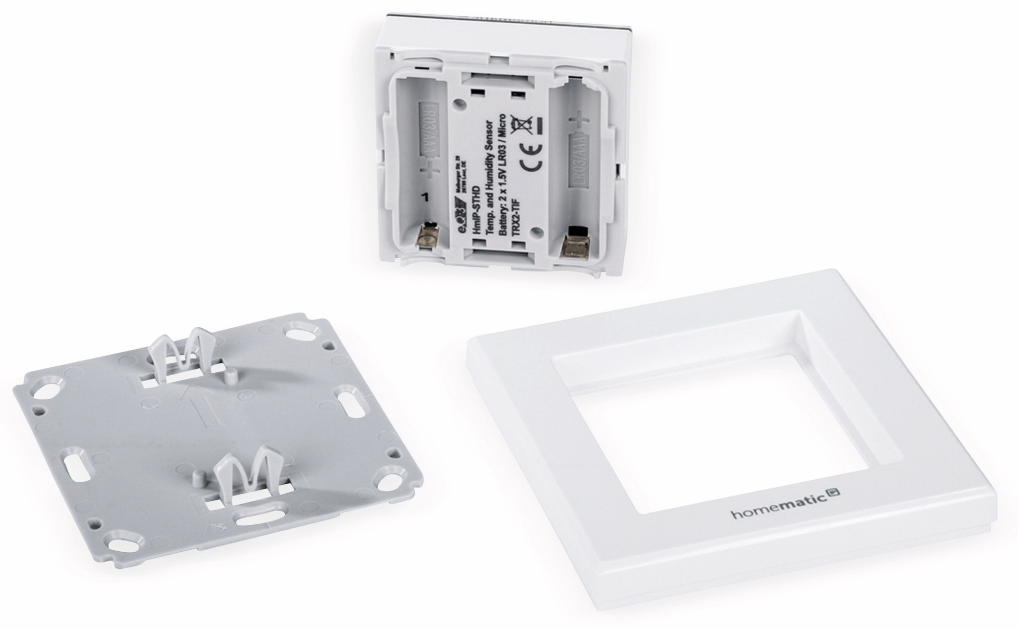 HOMEMATIC IP Smart Home 150180A0, Temp. und Luftfeucht. Sensor mit Display