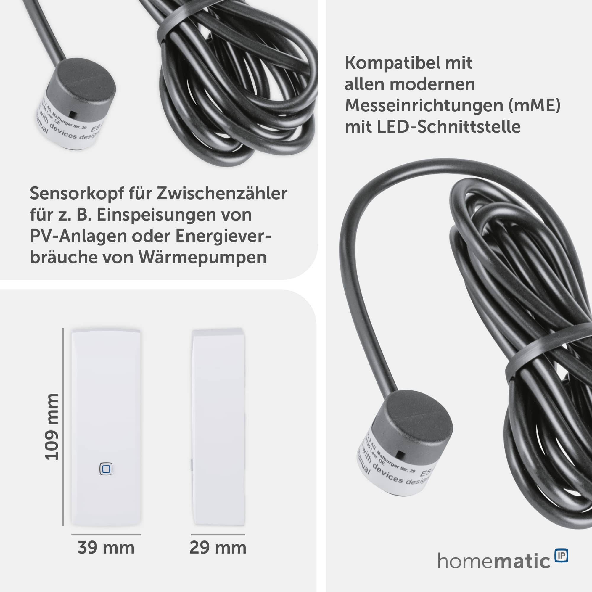 HOMEMATIC IP Schnittstelle für digitale Stromzähler