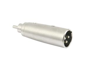 XLR-Adapter, XLR-Stecker/Cinch-Stecker