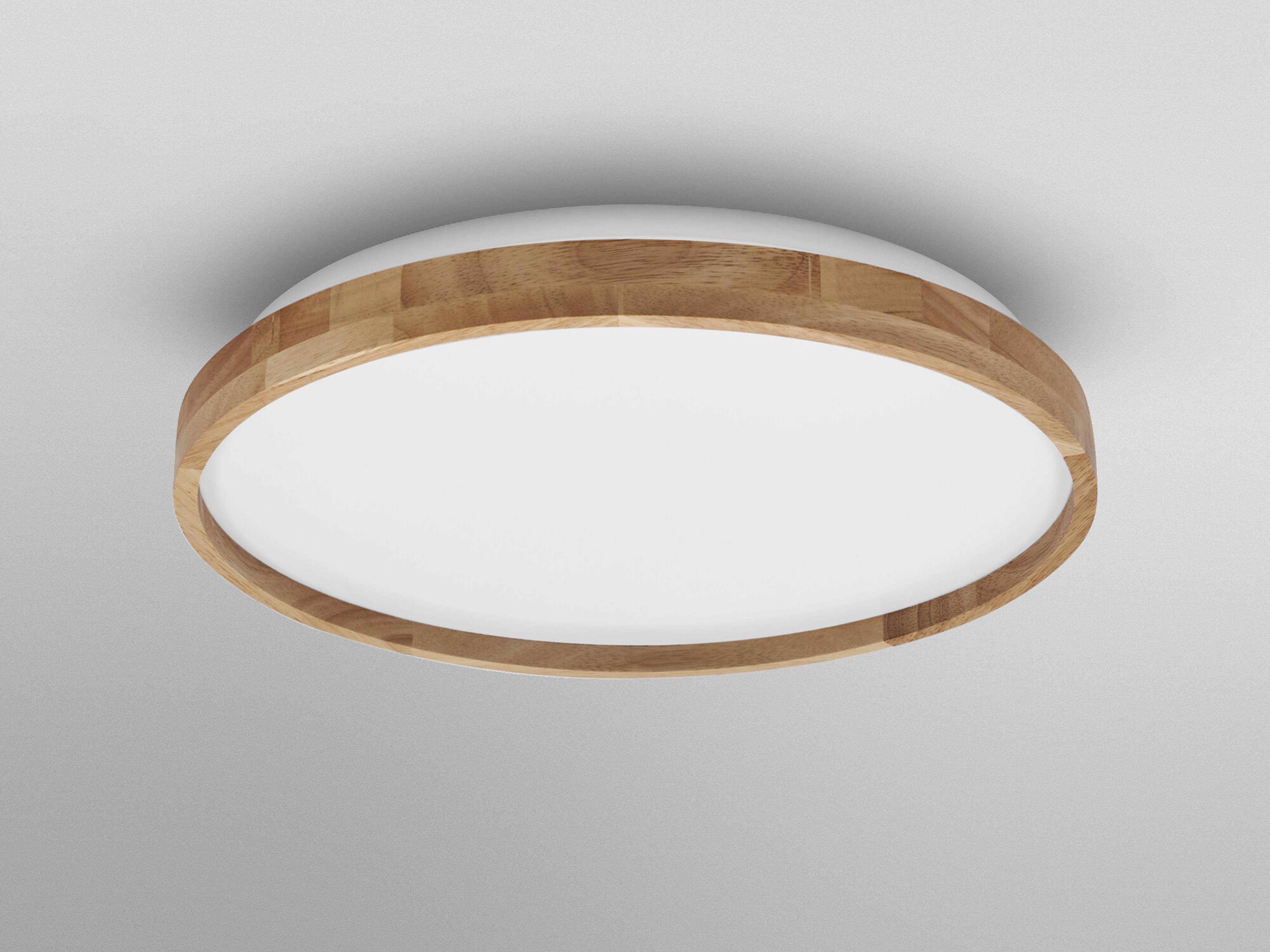 OSRAM LED-Deckenleuchte mit Holzring, Dimmbar, 36 W, 3.000 K, EEK: D, IP20, warmweiß