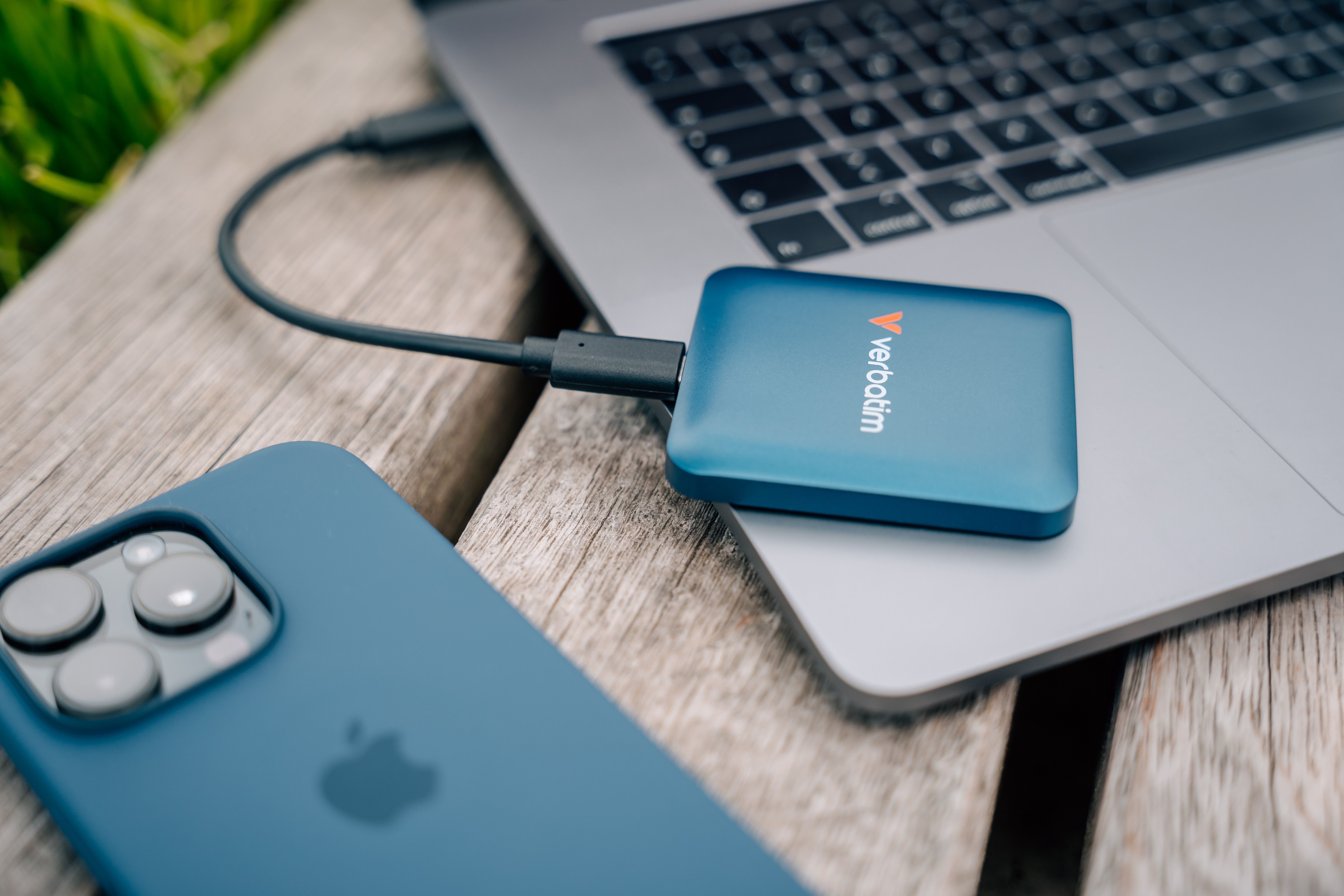 VERBATIM Externe SSD SnapBack 1TB Blue Metallic VERBATIM Externe SSD SnapBack 1TB Blue Metallic