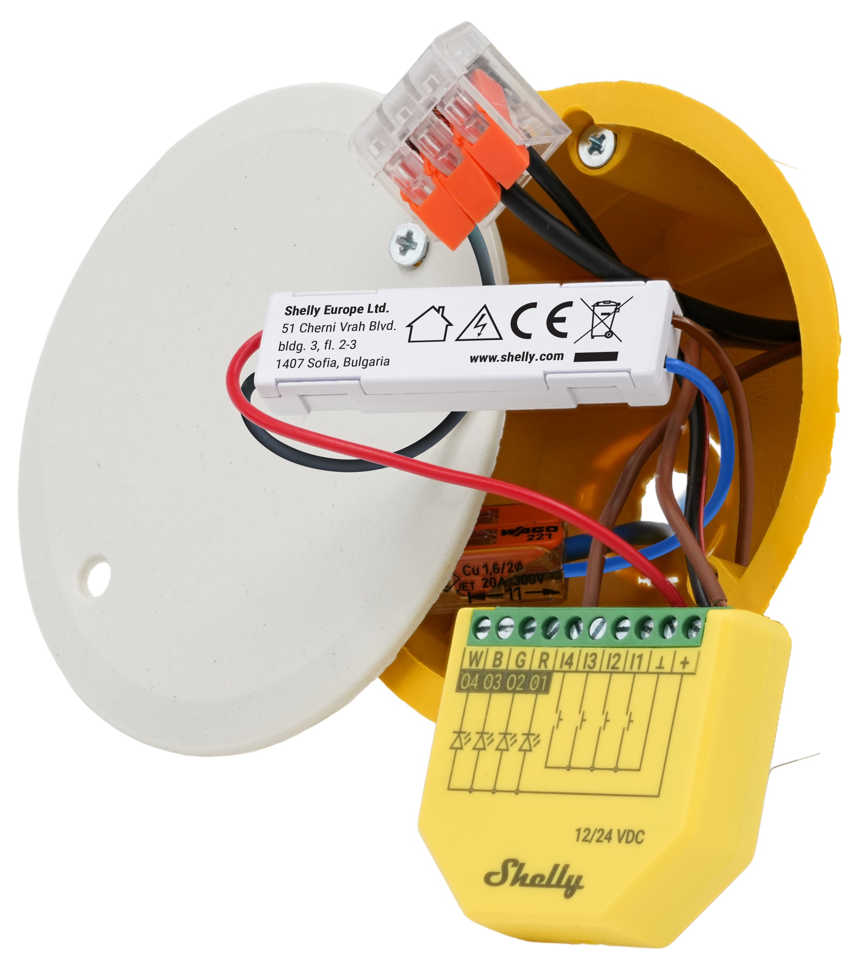 SHELLY POWER 1-Kanal-Entkoppler, 230 V SHELLY POWER 1-Kanal-Entkoppler, 230 V