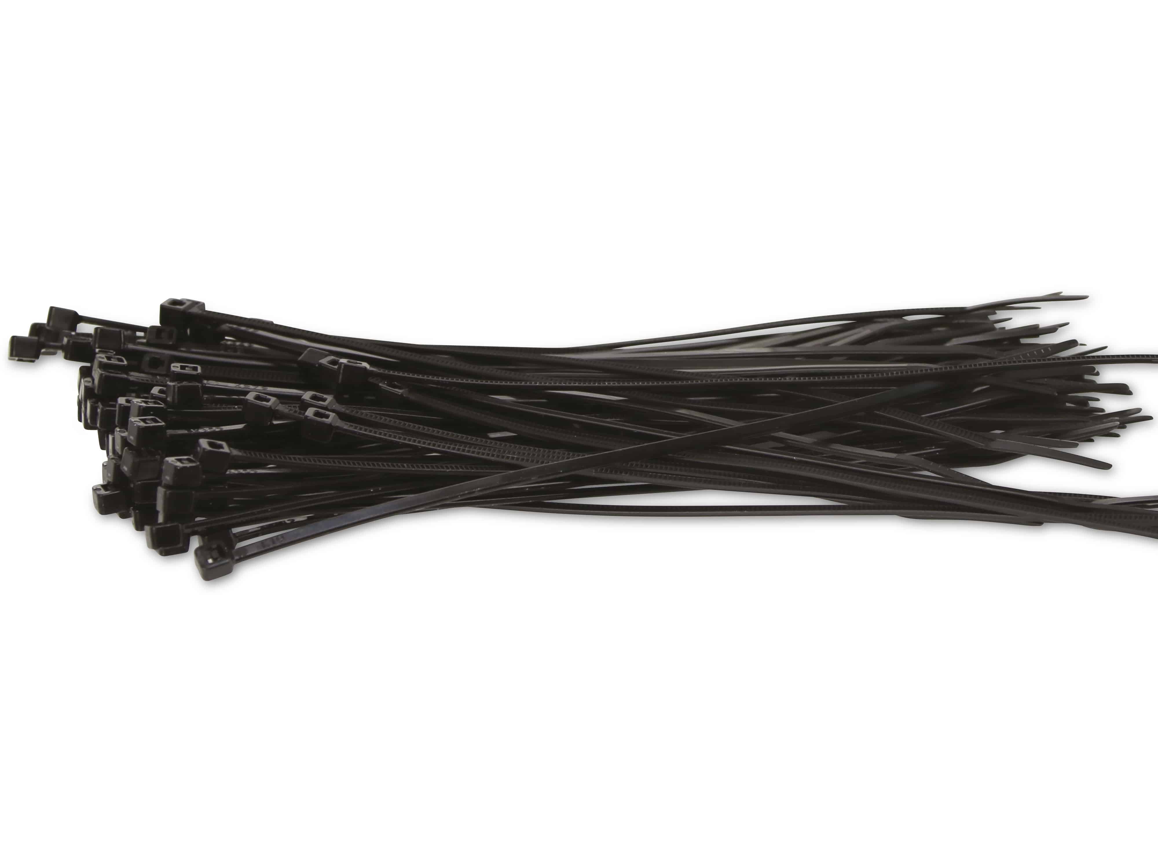 KSS Kabelbinder-Sortiment Polyamid 6.6, schwarz, 155x2,5, UV-beständig, 100 Stück KSS Kabelbinder-Sortiment Polyamid 6.6, schwarz, 155x2,5, UV-beständig, 100 Stück