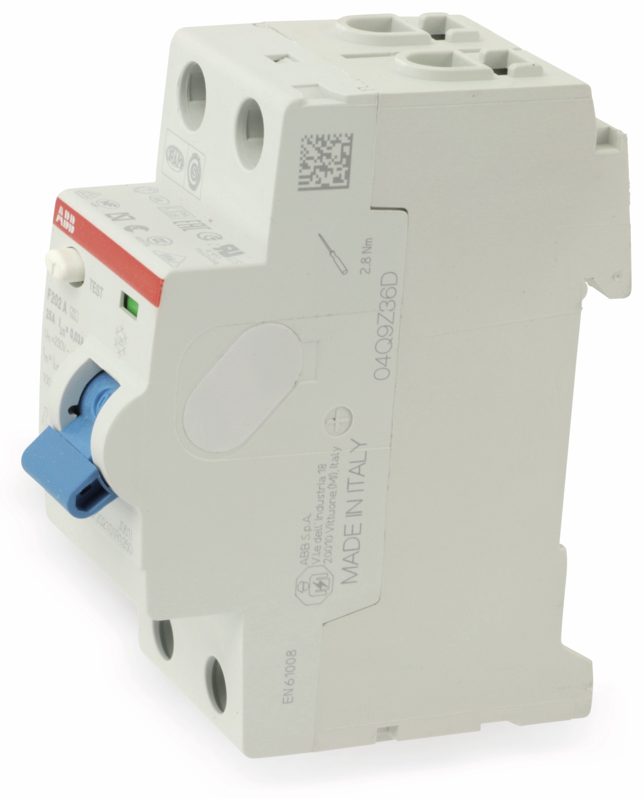 ABB Fehlerstrom-Schutzschalter F202A-25/0,03 ABB Fehlerstrom-Schutzschalter F202A-25/0,03