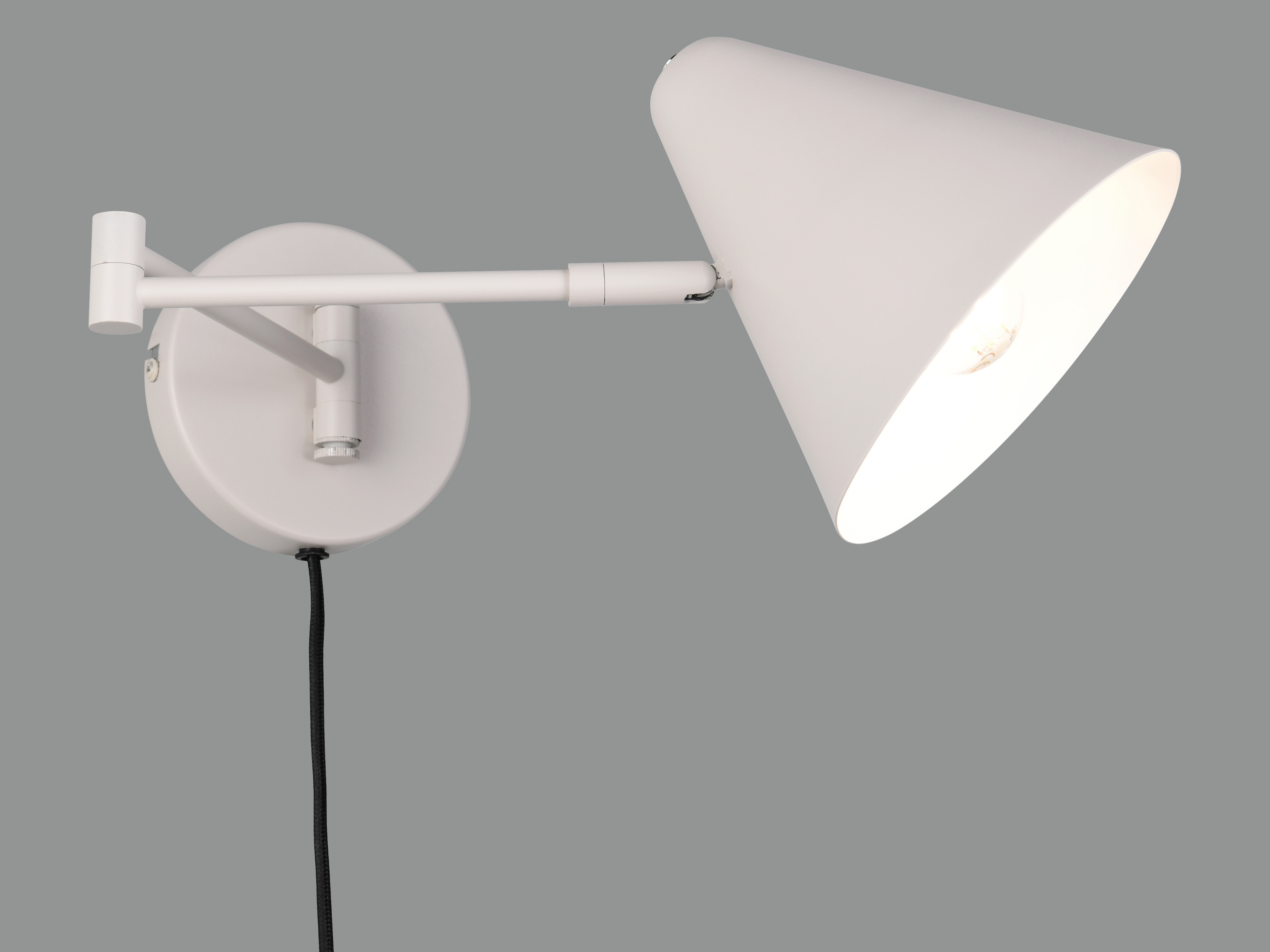 TRIO Wandleuchte Cosima 263970176, E14, ohne LM, IP20, grau
