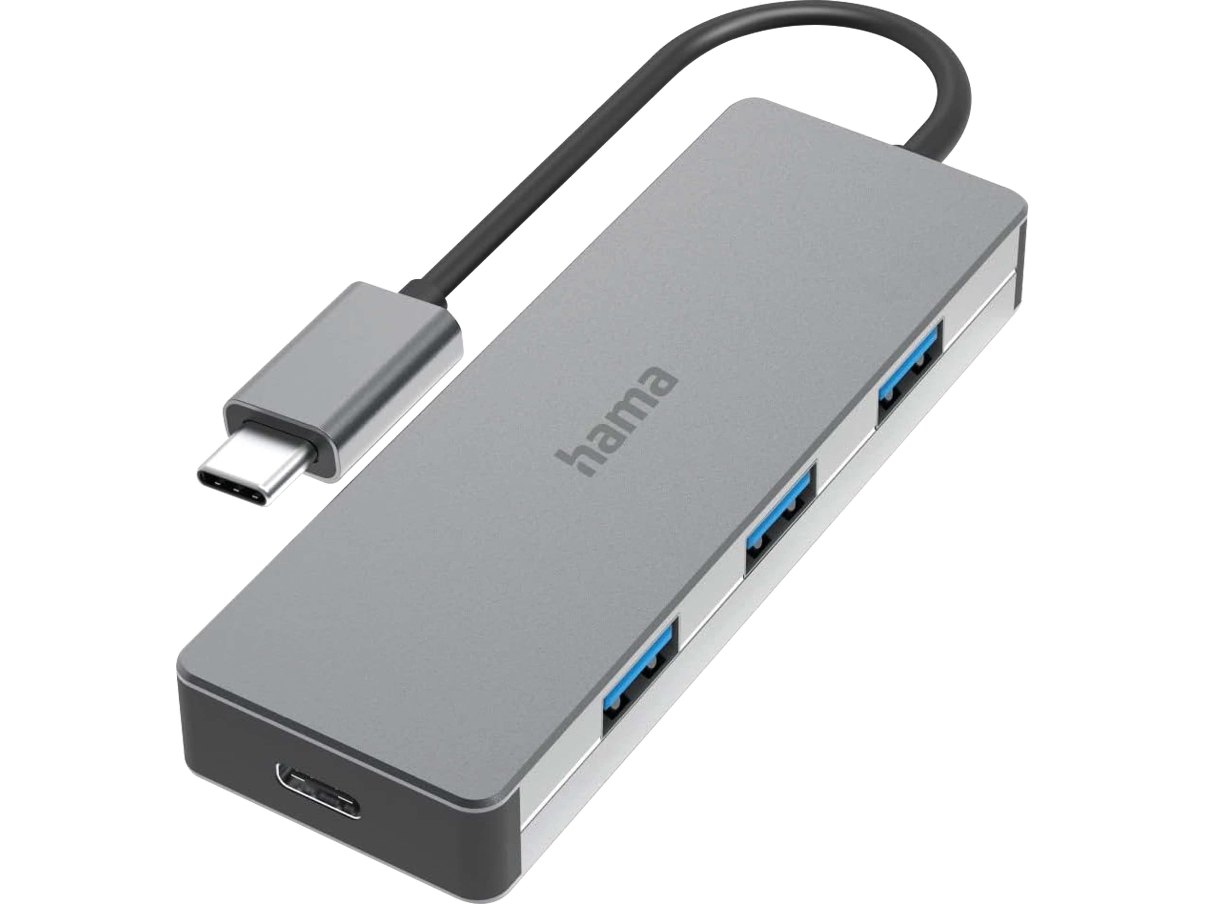 HAMA USB-C-Hub, 4-Ports, 10-Gbit/s