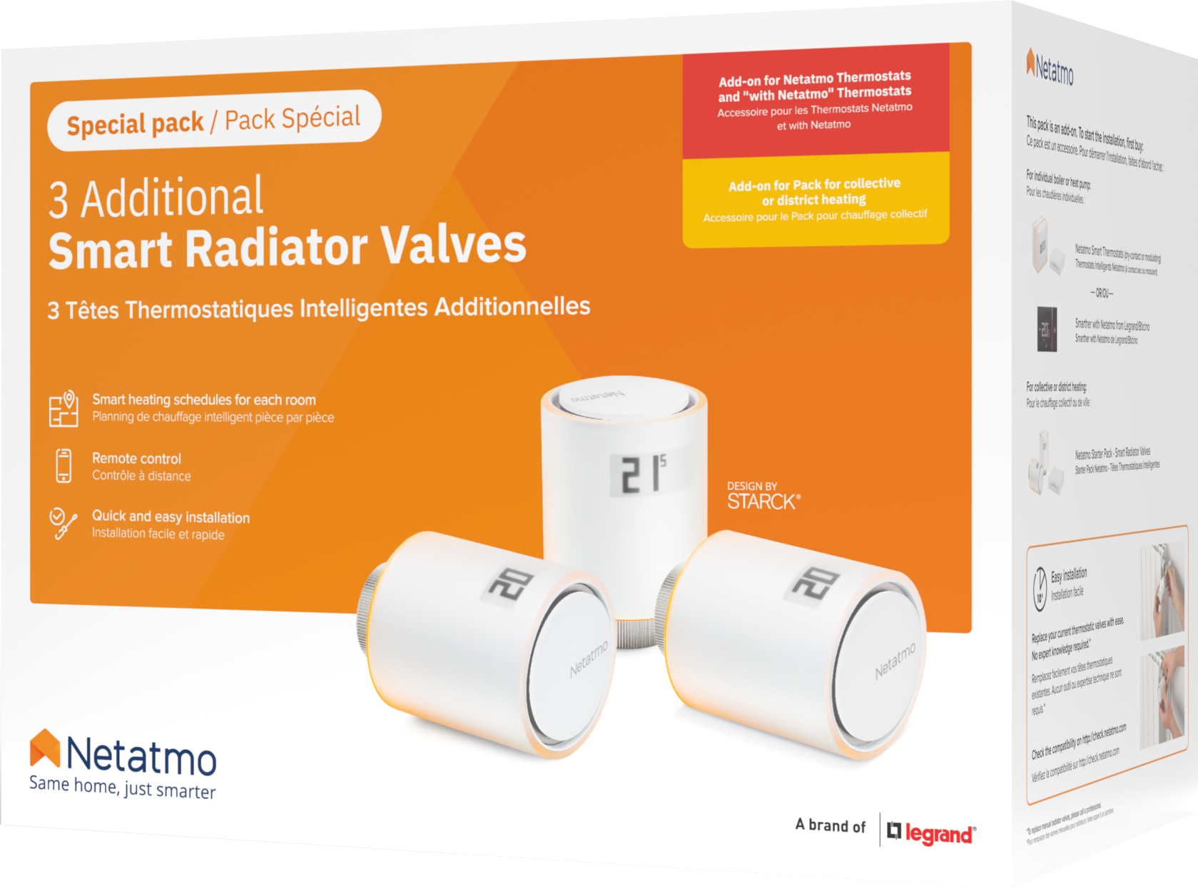 NETATMO Heizkörperthermostat-Set NBU-NAV-EU