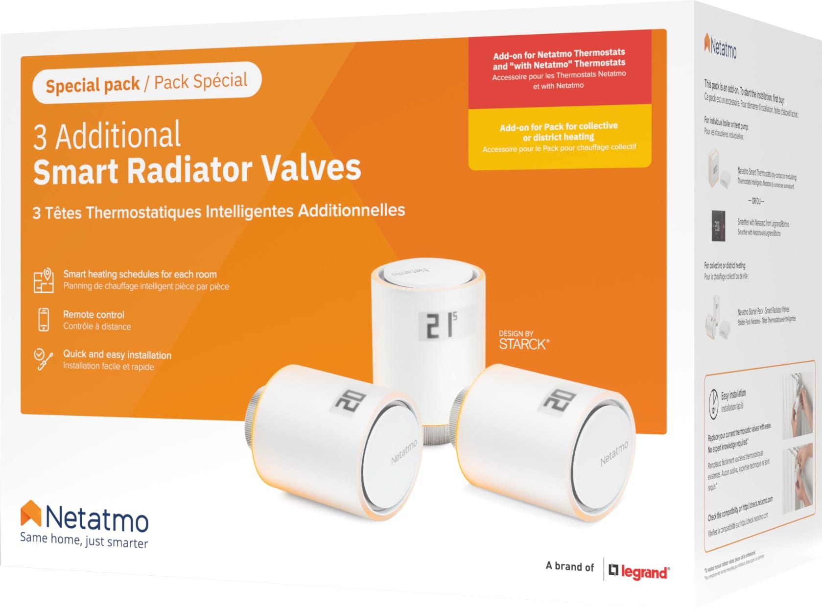 NETATMO Heizkörperthermostat-Set NBU-NAV-EU