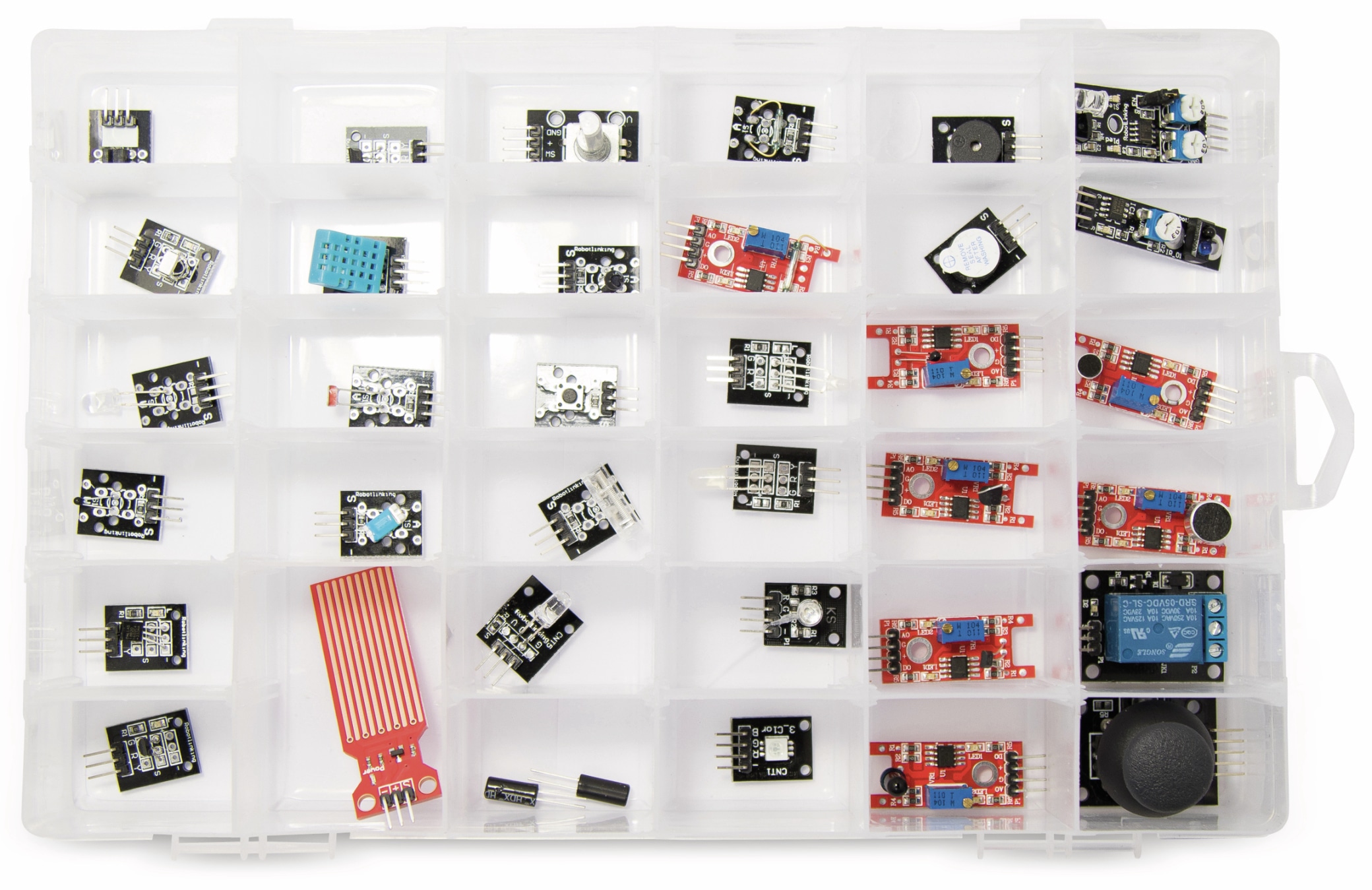 Umfangreiches Sensoren & Aktoren Kit für Raspberry Pi Umfangreiches Sensoren & Aktoren Kit für Raspberry Pi