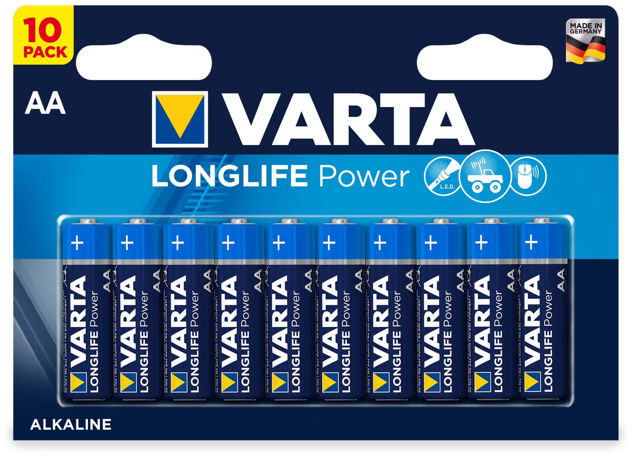 VARTA Mignon-Batterie HIGH ENERGY, 10 Stück