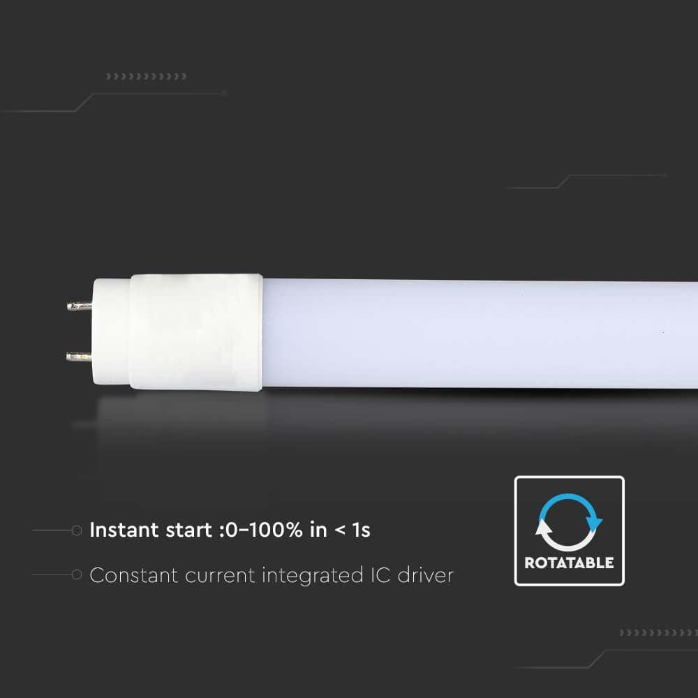 V-TAC LED-Röhre VT-1577, T8, G13, EEK: F, 20 W, 2100 lm, 3000 K, 1500 mm, 4 Stück V-TAC LED-Röhre VT-1577, T8, G13, EEK: F, 20 W, 2100 lm, 3000 K, 1500 mm, 4 Stück